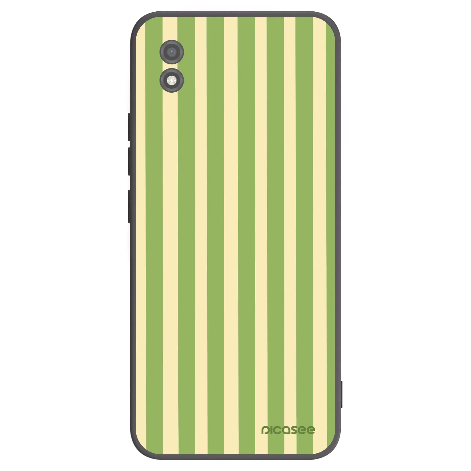 Picasee Realme C11 (2021) Hülle - Schwarzes Silikon - Lines Matcha