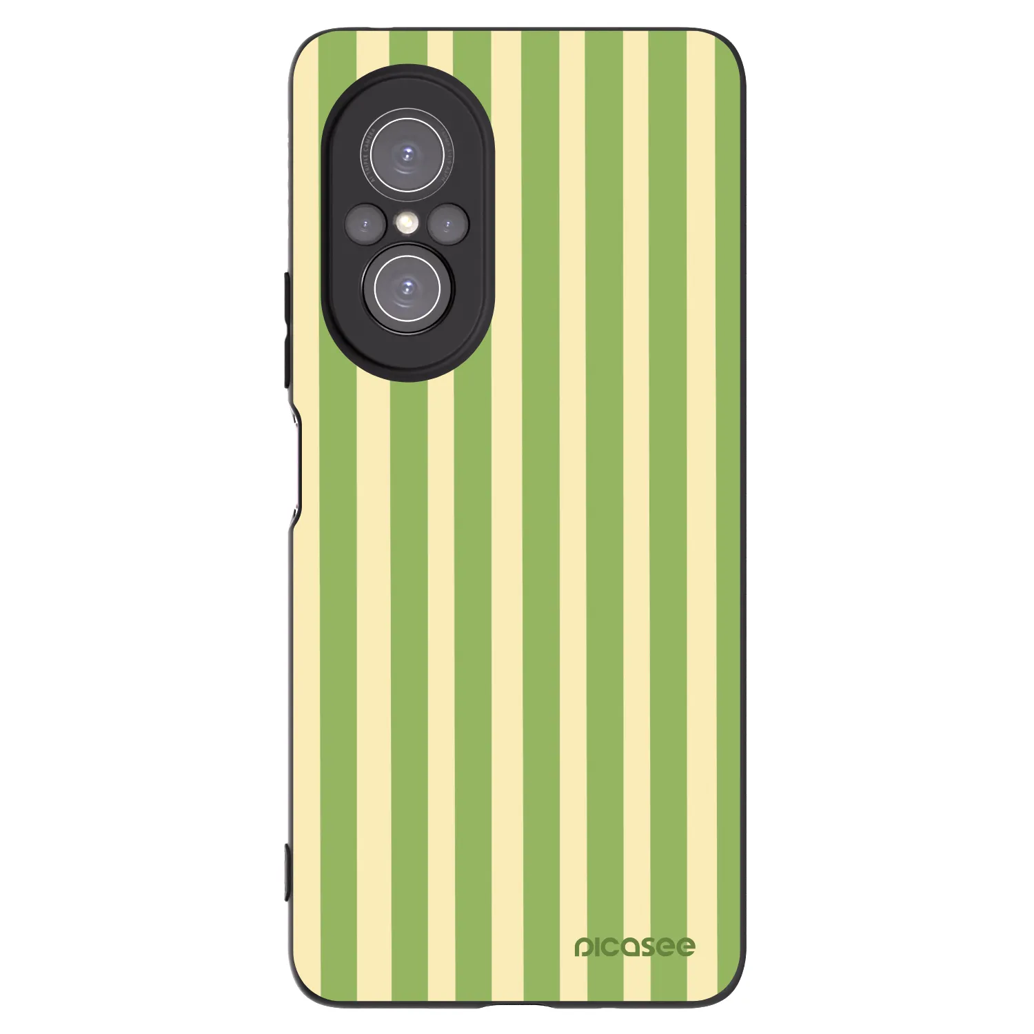 Picasee Huawei Nova 9 SE Hülle - Schwarzes Silikon - Lines Matcha