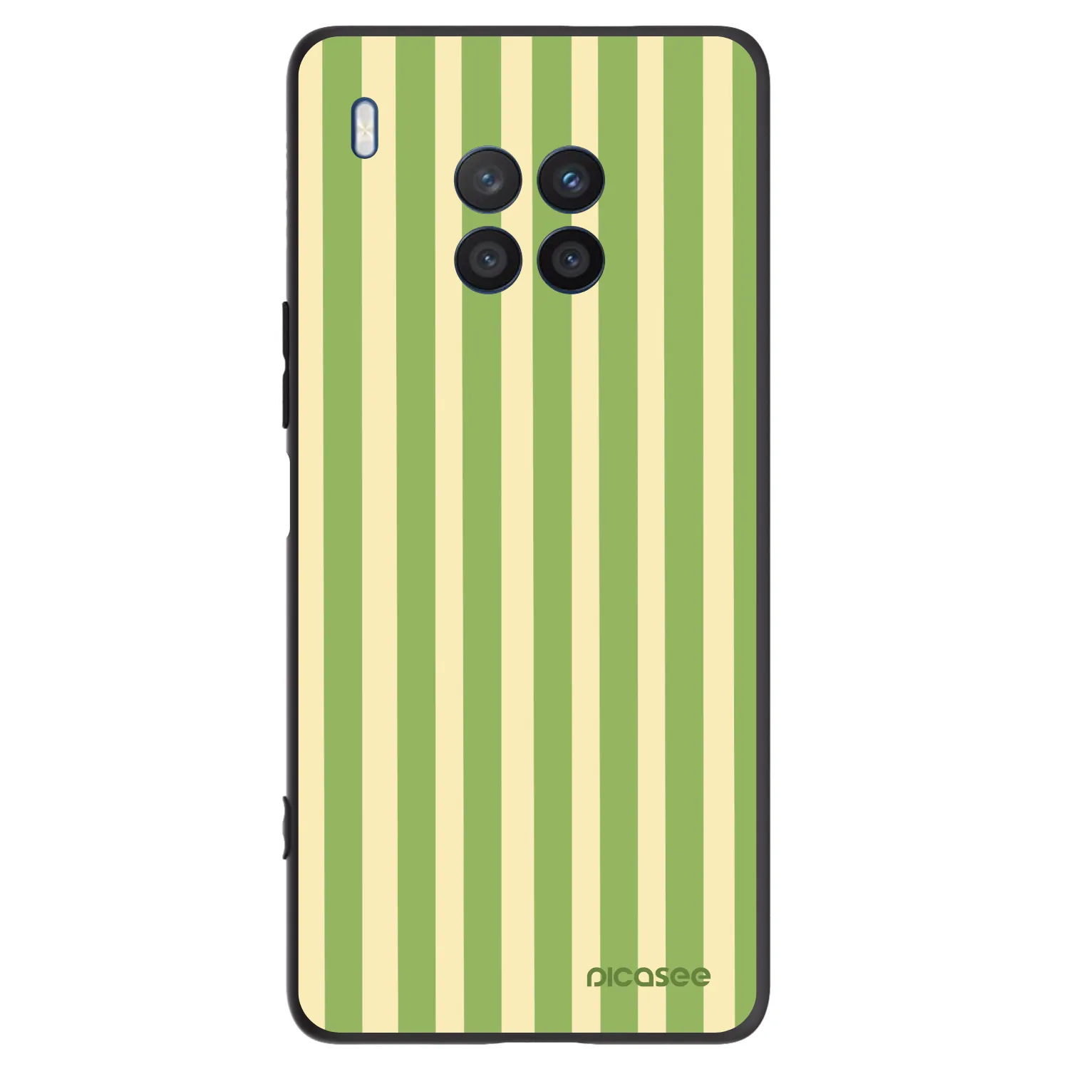 Picasee Honor 50 Lite Hülle - Schwarzes Silikon - Lines Matcha