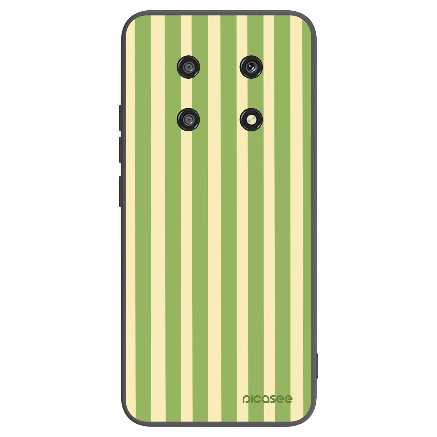 Picasee Honor Magic4 Lite 5G Hülle - Schwarzes Silikon - Lines Matcha