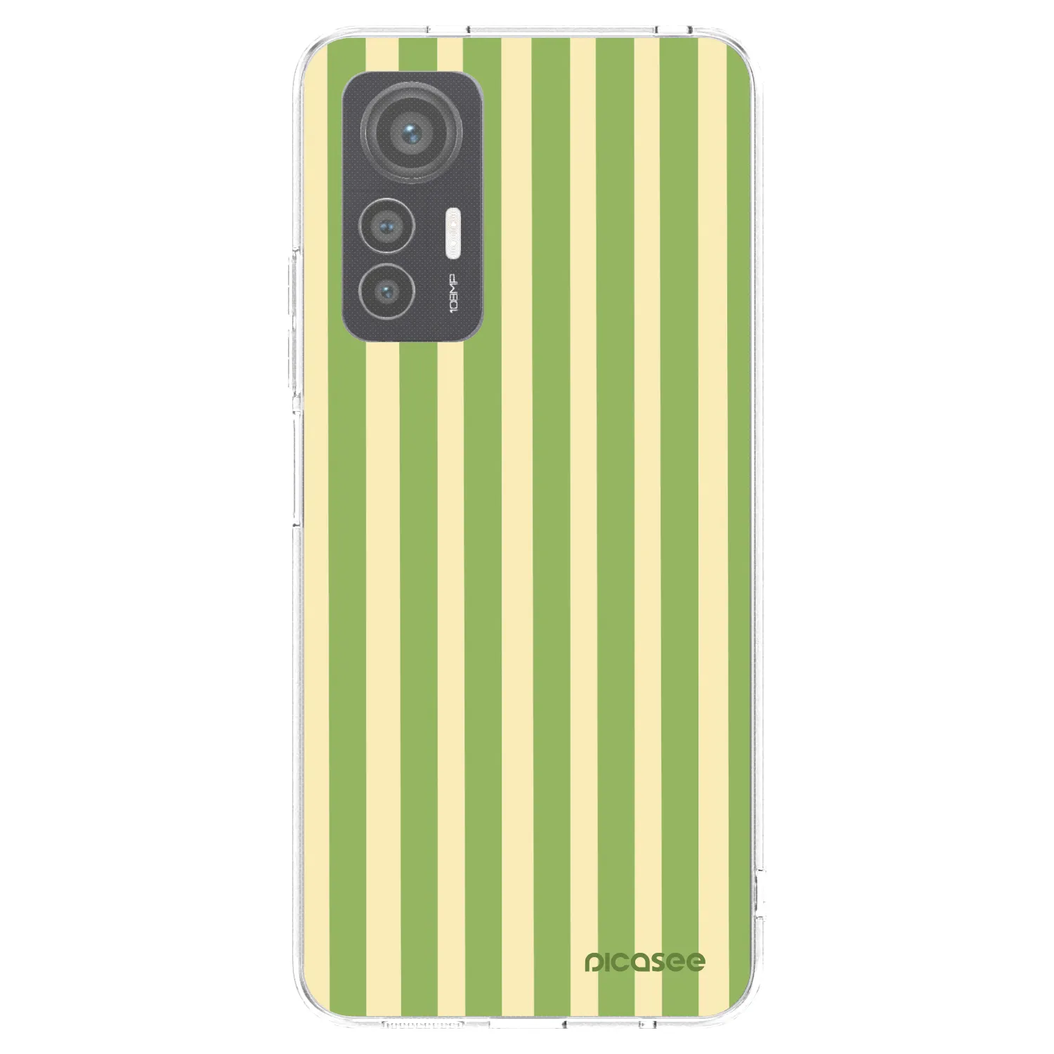 Picasee Xiaomi 12 Lite Hülle - Transparentes Silikon - Lines Matcha