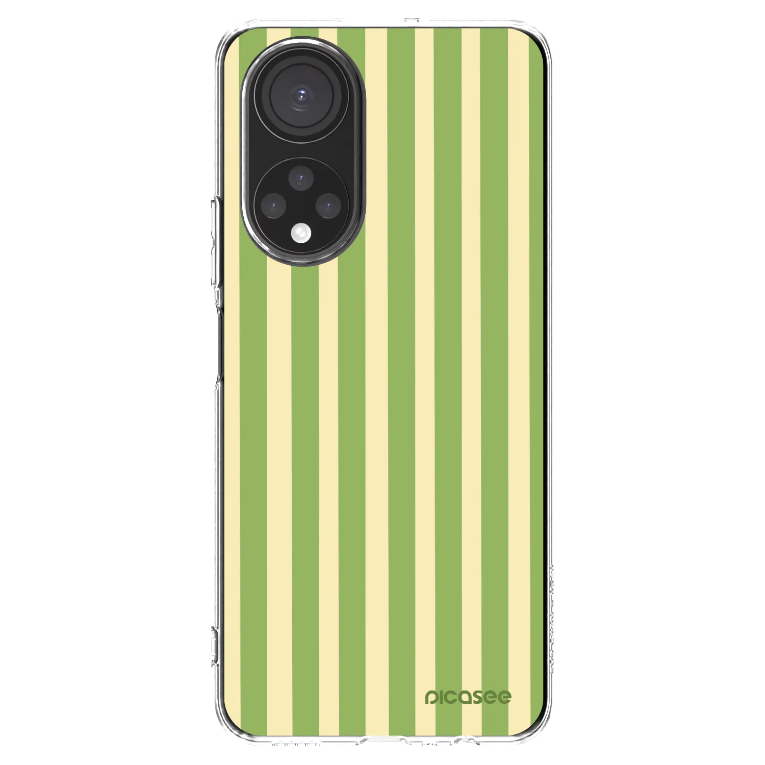 Picasee Honor X7 Hülle - Transparentes Silikon - Lines Matcha