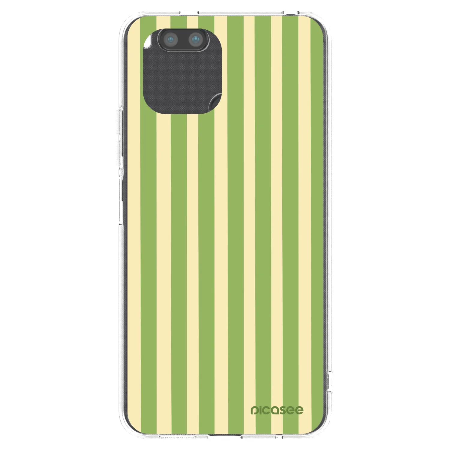 Picasee Xiaomi Redmi A1 Hülle - Transparentes Silikon - Lines Matcha