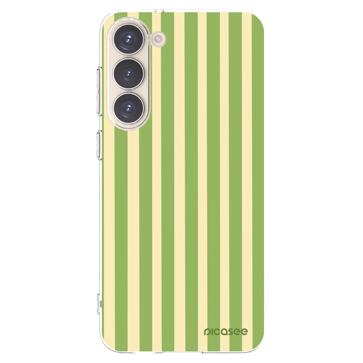 Picasee Samsung Galaxy S23+ 5G Hülle - Transparentes Silikon - Lines Matcha