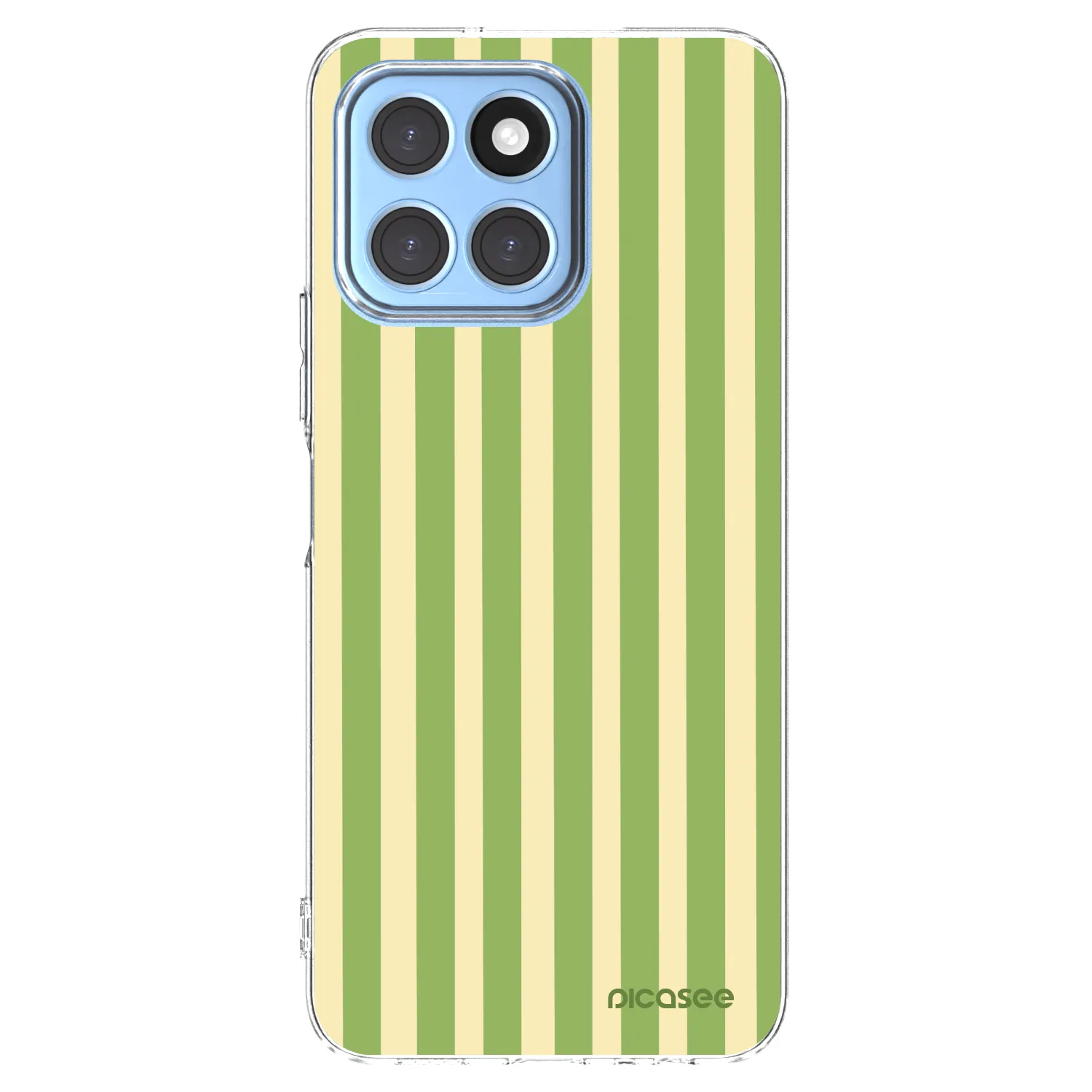Picasee Honor X6 Hülle - Transparentes Silikon - Lines Matcha