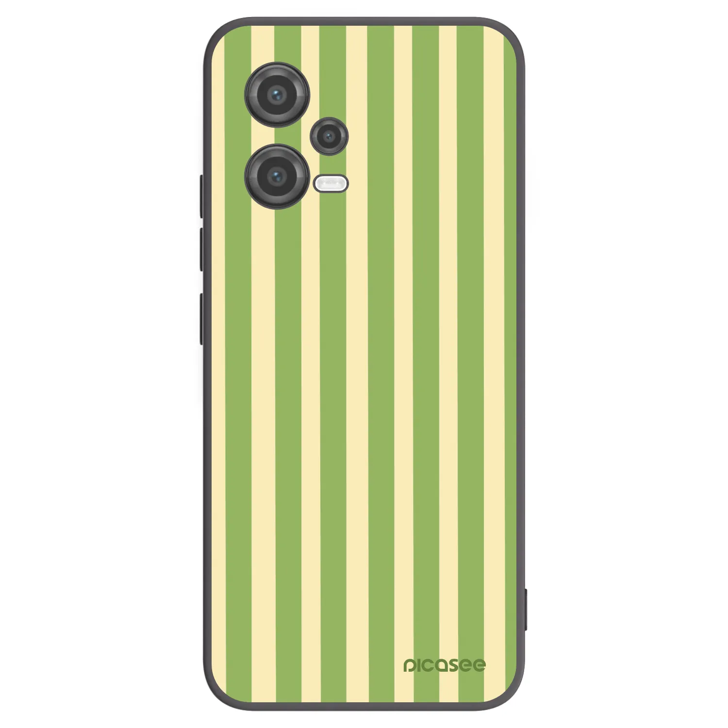 Picasee Xiaomi Poco X5 Hülle - Schwarzes Silikon - Lines Matcha