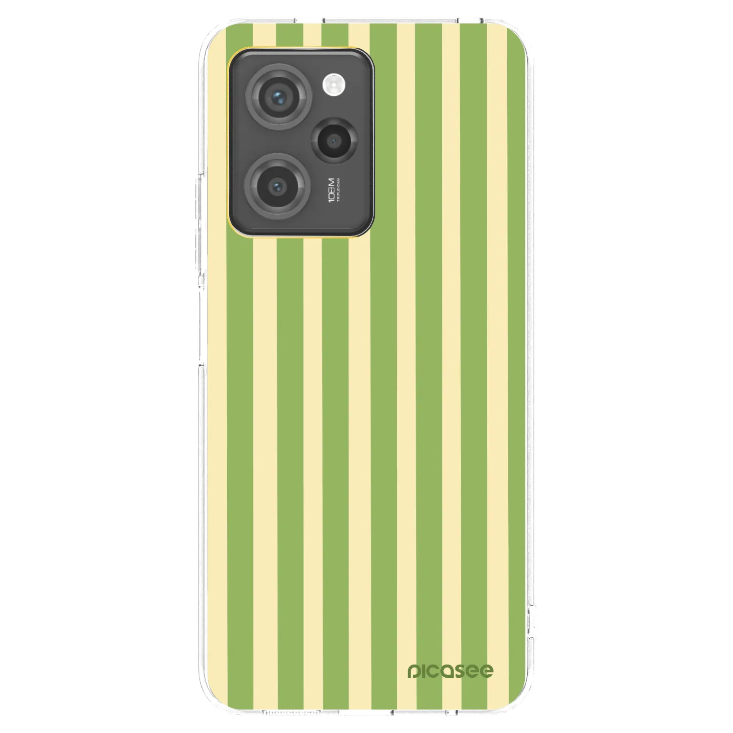 Picasee Xiaomi Poco X5 Pro Hülle - Schwarzes Silikon - Lines Matcha