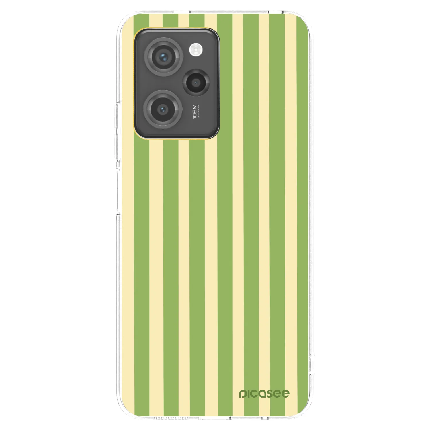 Picasee Xiaomi Poco X5 Pro Hülle - Transparentes Silikon - Lines Matcha