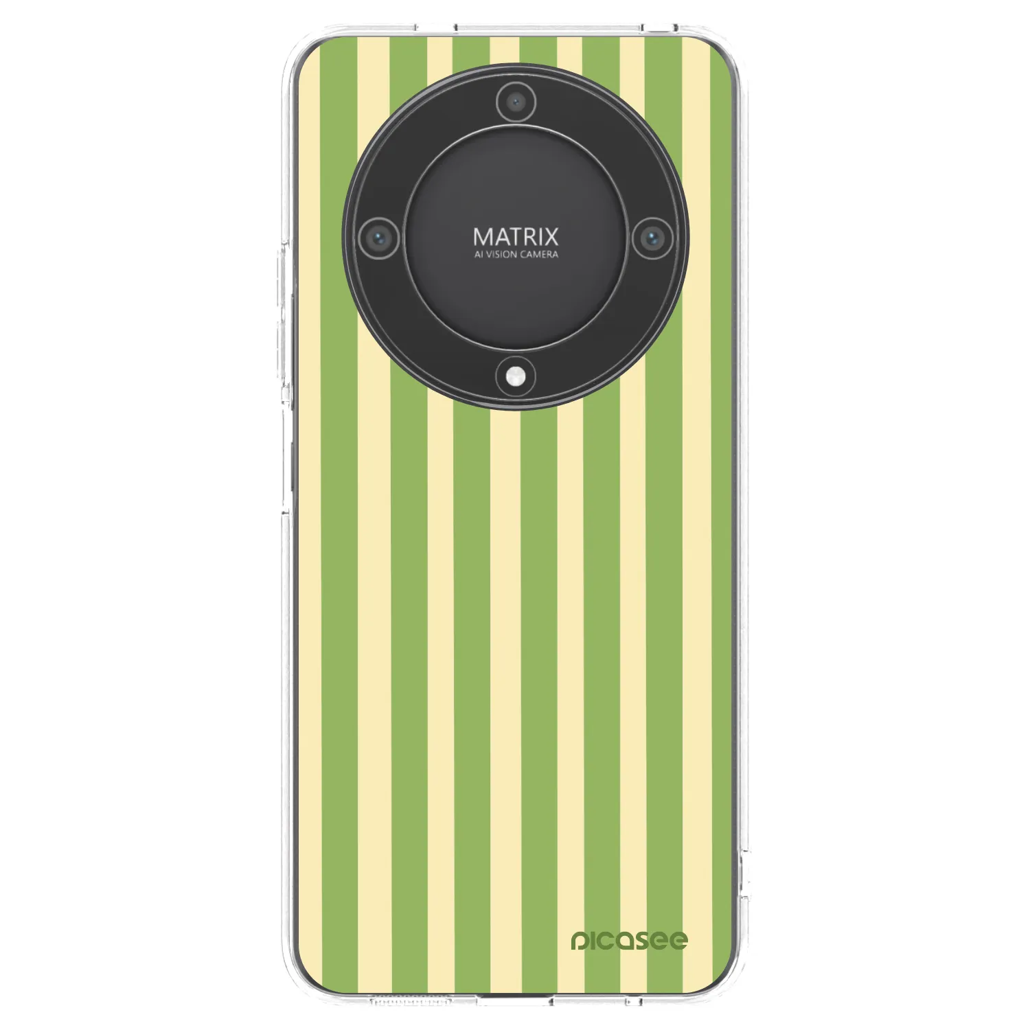 Picasee Honor Magic5 Lite 5G Hülle - Transparentes Silikon - Lines Matcha