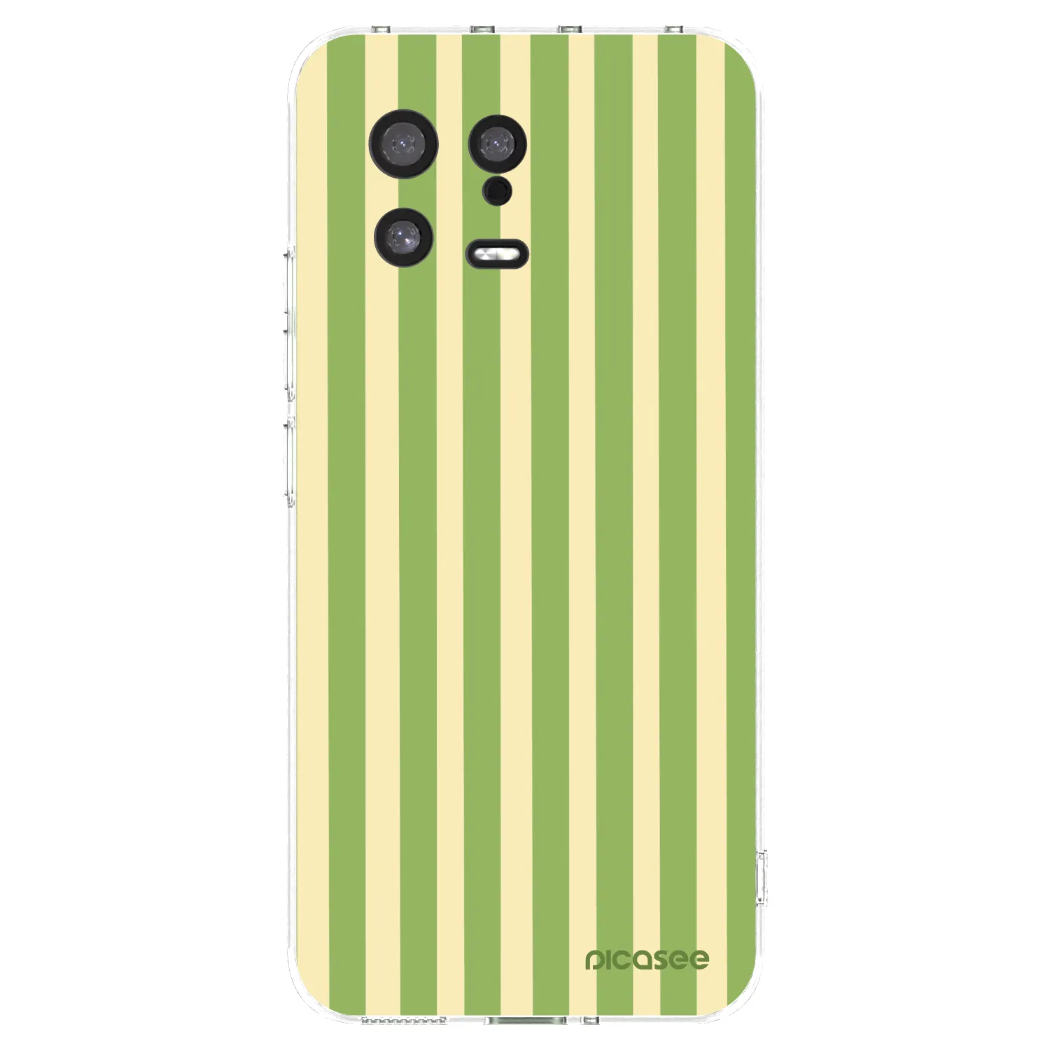 Picasee Xiaomi 13 Hülle - Transparentes Silikon - Lines Matcha
