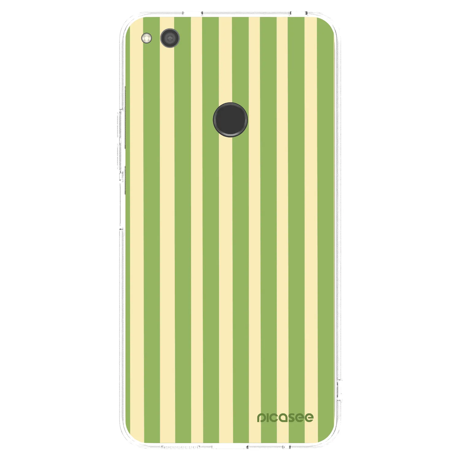 Picasee Huawei P9 Lite 2017 Hülle - Transparentes Silikon - Lines Matcha