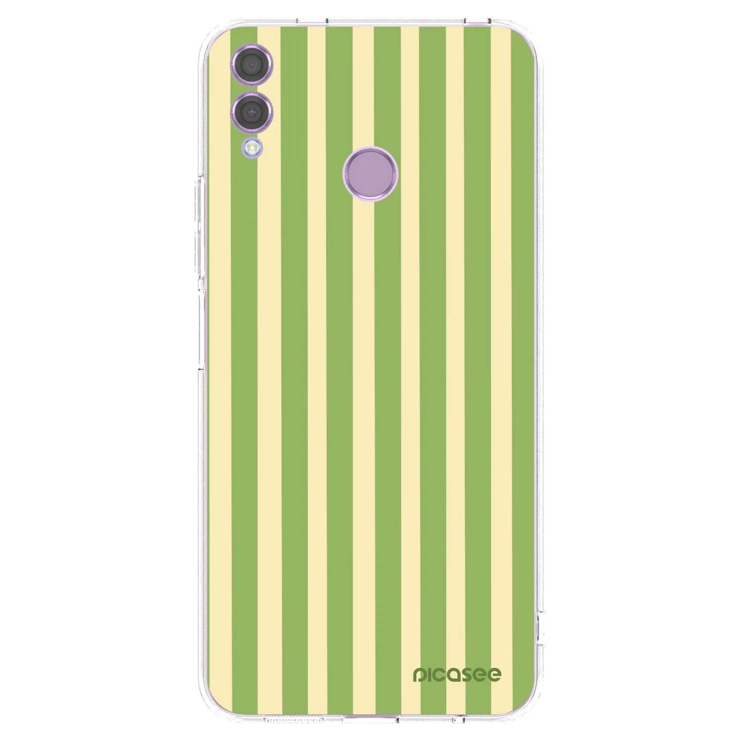 Picasee Honor 8X Hülle - Transparentes Silikon - Lines Matcha