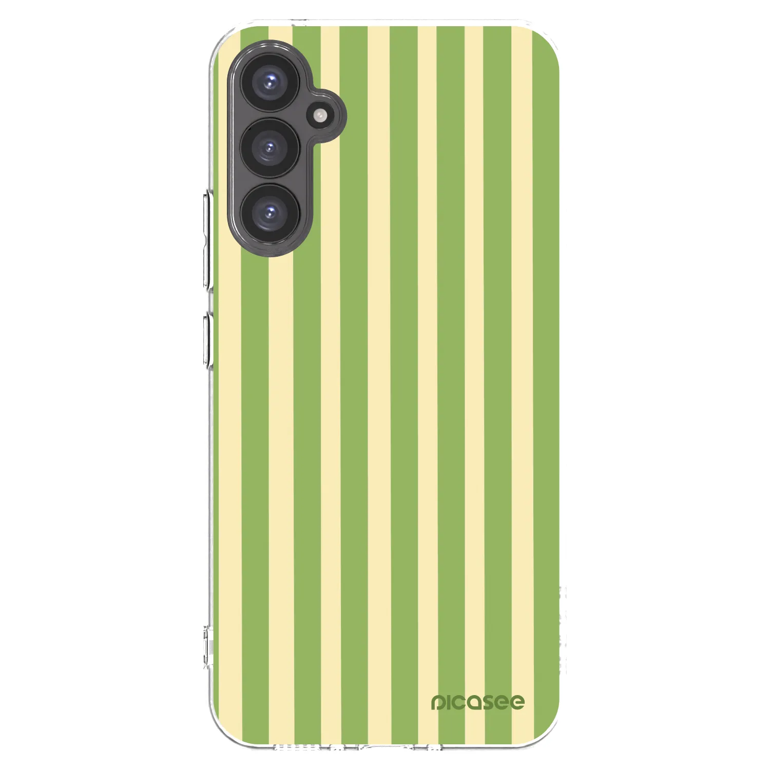 Picasee Samsung Galaxy A34 5G A346B Hülle - Transparentes Silikon - Lines Matcha