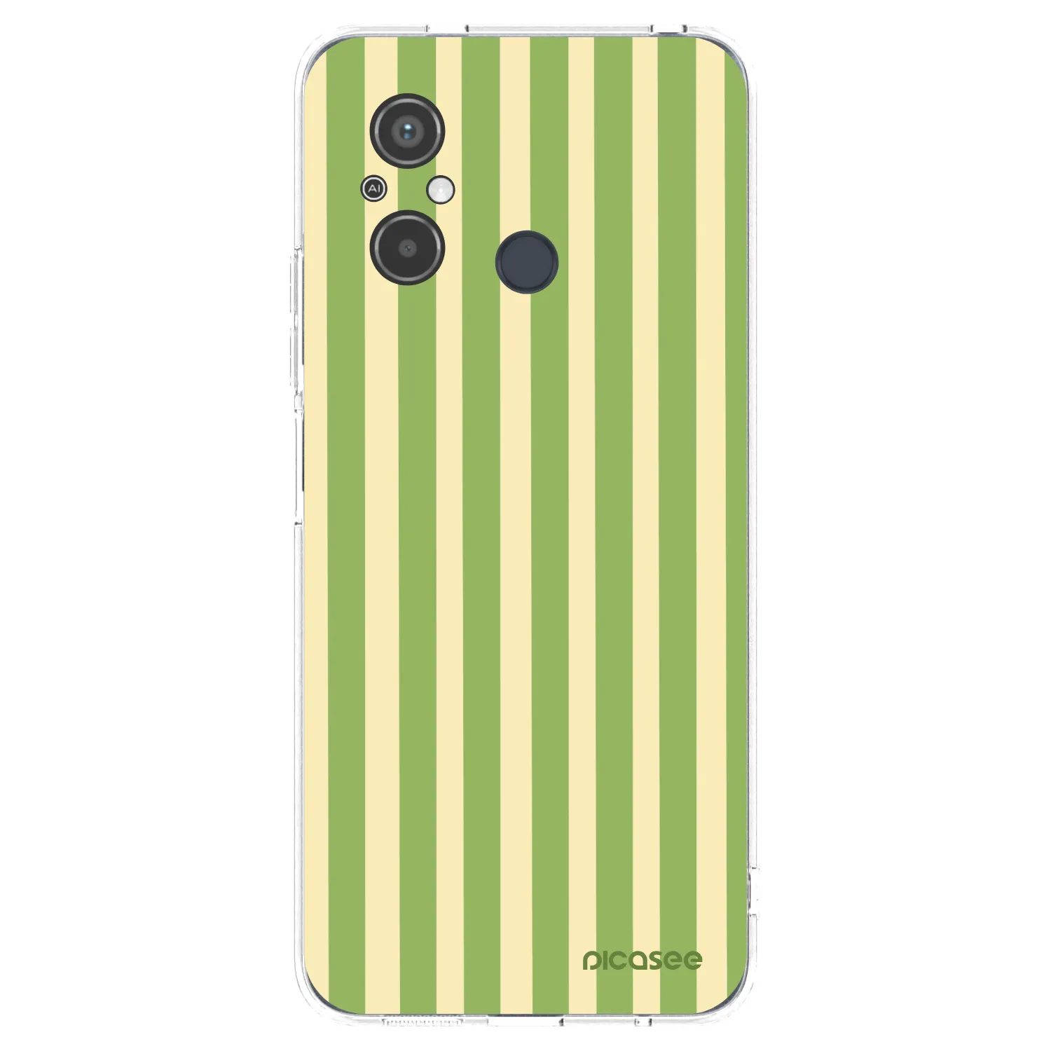 Picasee Xiaomi Redmi 12C Hülle - Transparentes Silikon - Lines Matcha