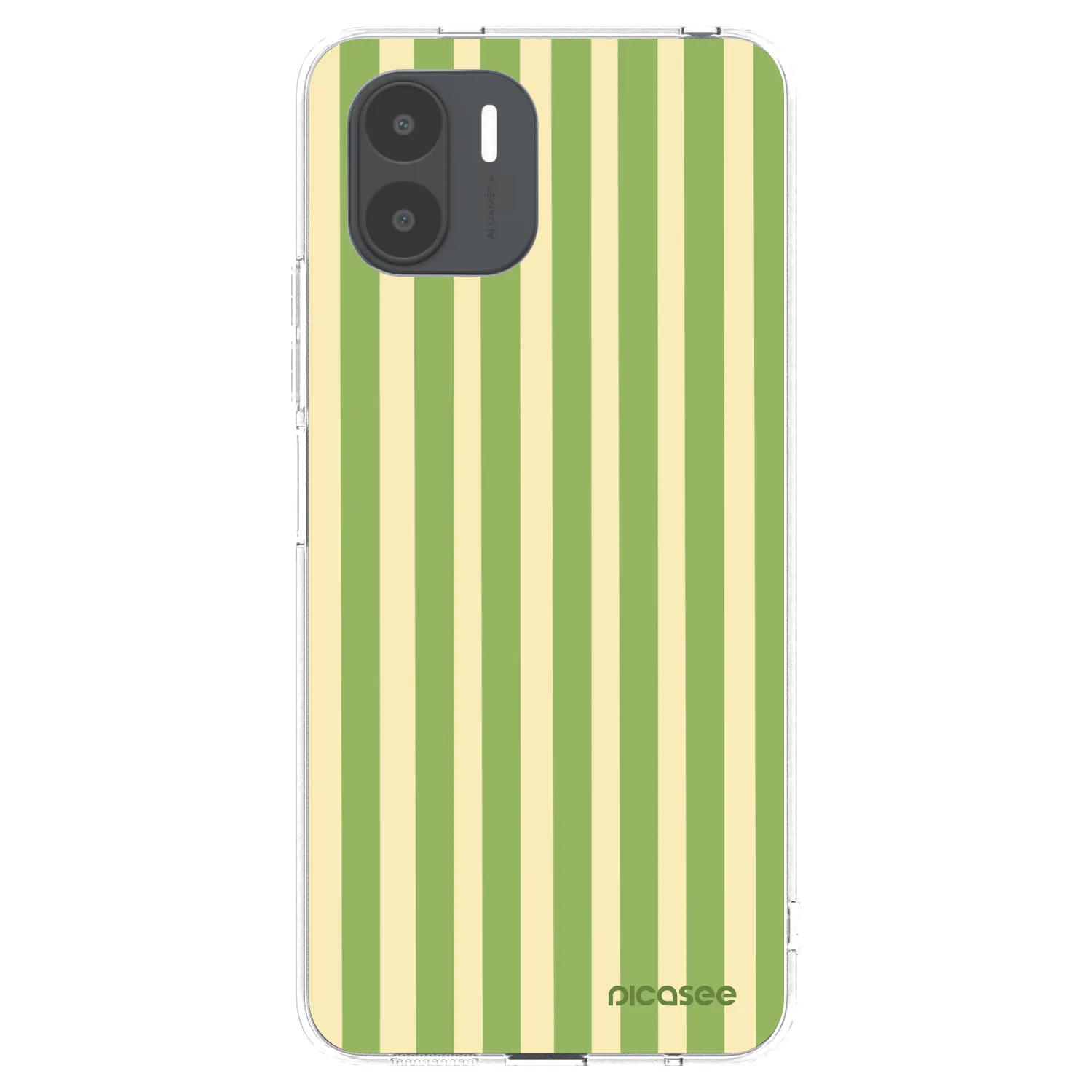 Picasee Xiaomi Redmi A2 Hülle - Transparentes Silikon - Lines Matcha