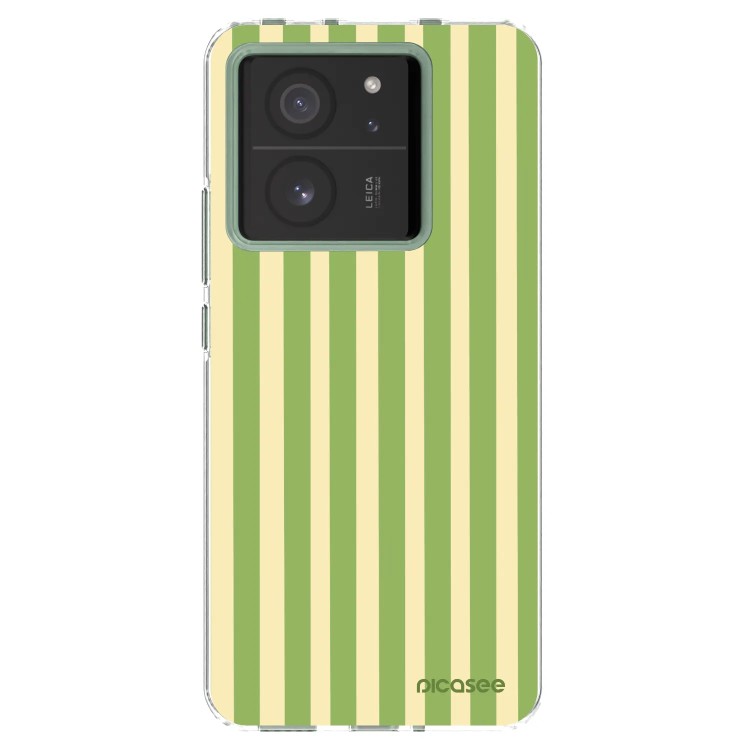 Picasee Xiaomi 13T Pro Hülle - Transparentes Silikon - Lines Matcha