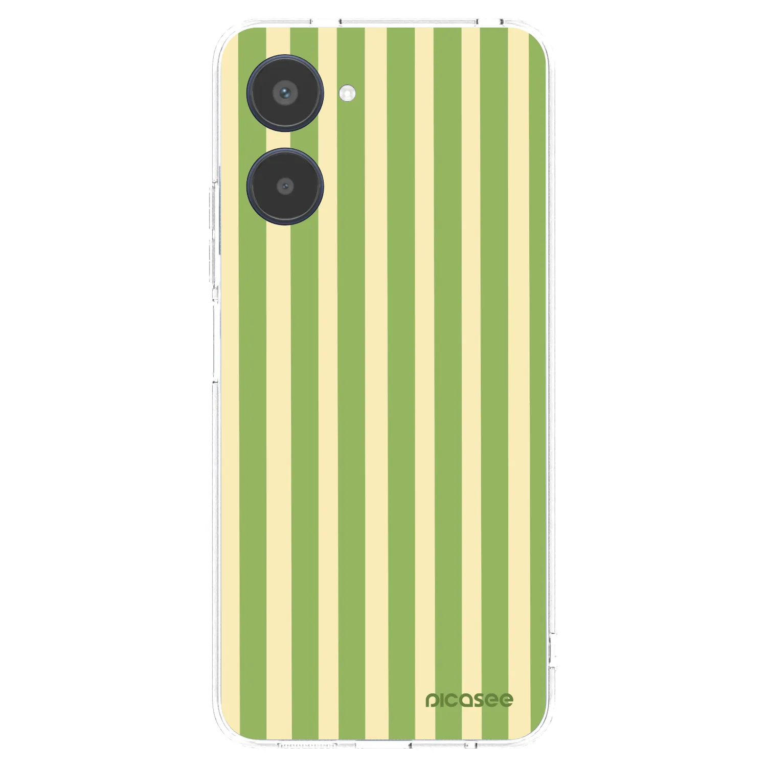 Picasee Realme 10 4G Hülle - Transparentes Silikon - Lines Matcha