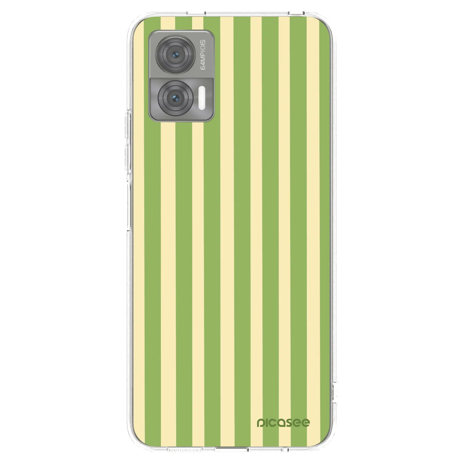 Picasee Motorola Edge 30 Neo Hülle - Transparentes Silikon - Lines Matcha