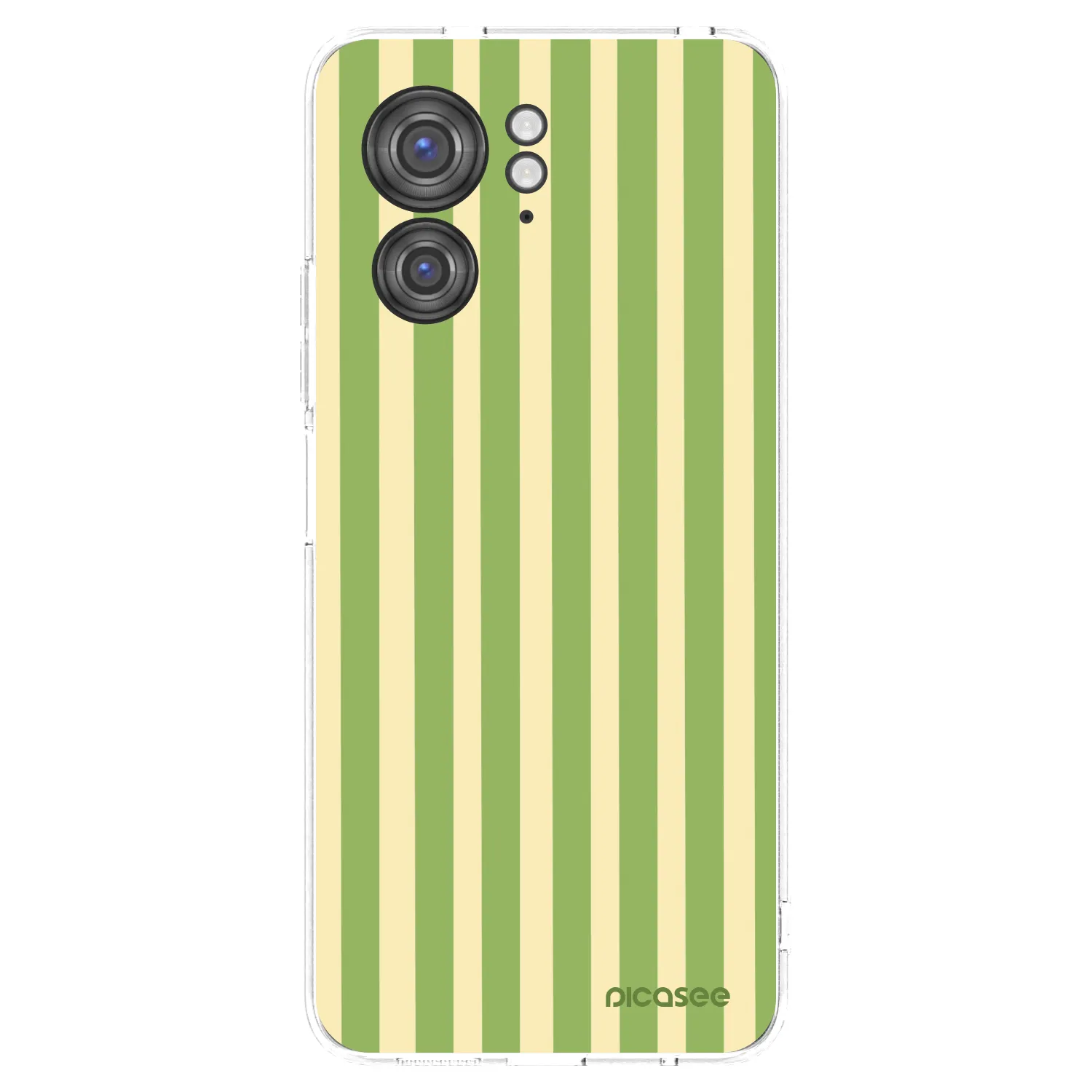 Picasee Motorola Edge 40 Hülle - Transparentes Silikon - Lines Matcha