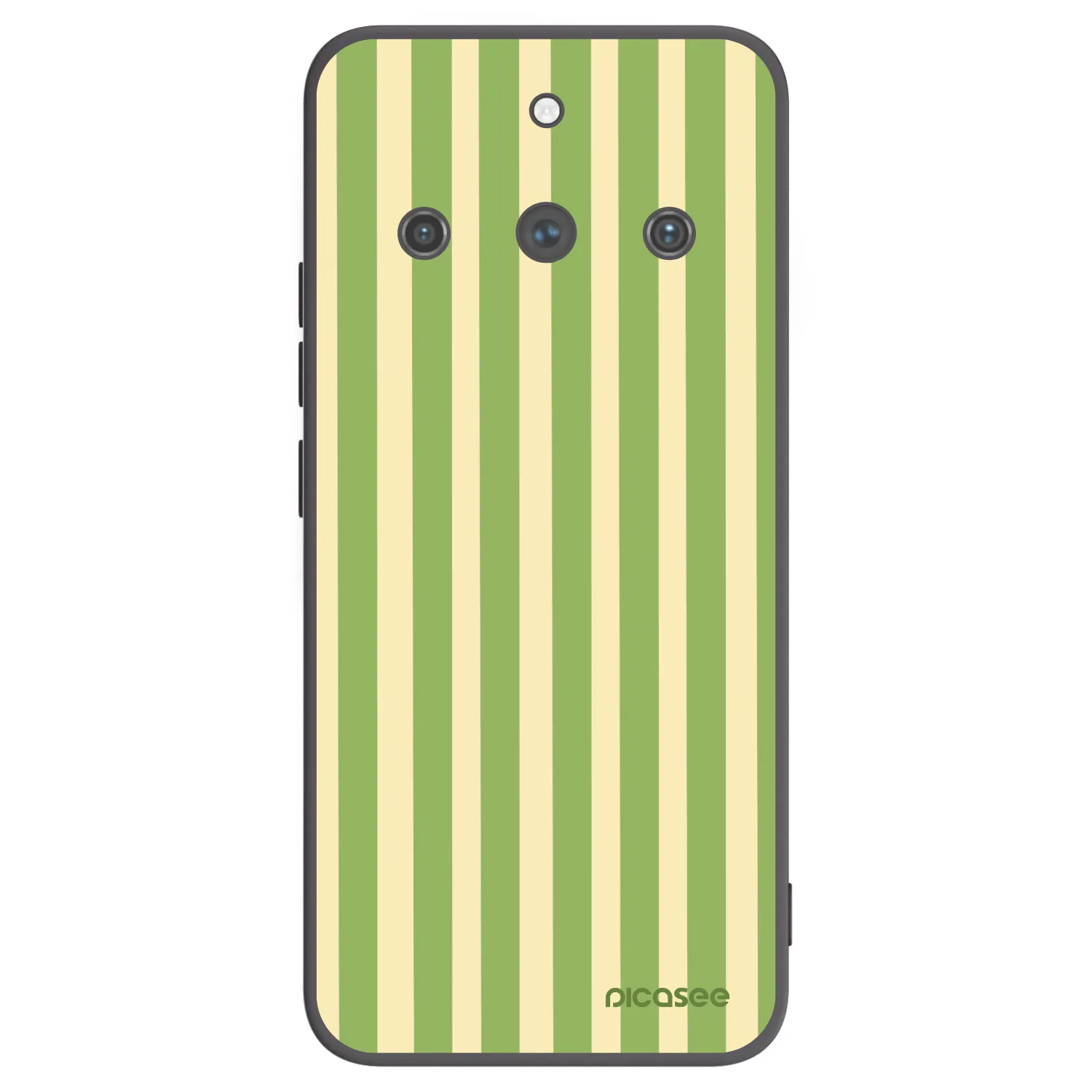 Picasee Realme 11 Pro+ Hülle - Schwarzes Silikon - Lines Matcha