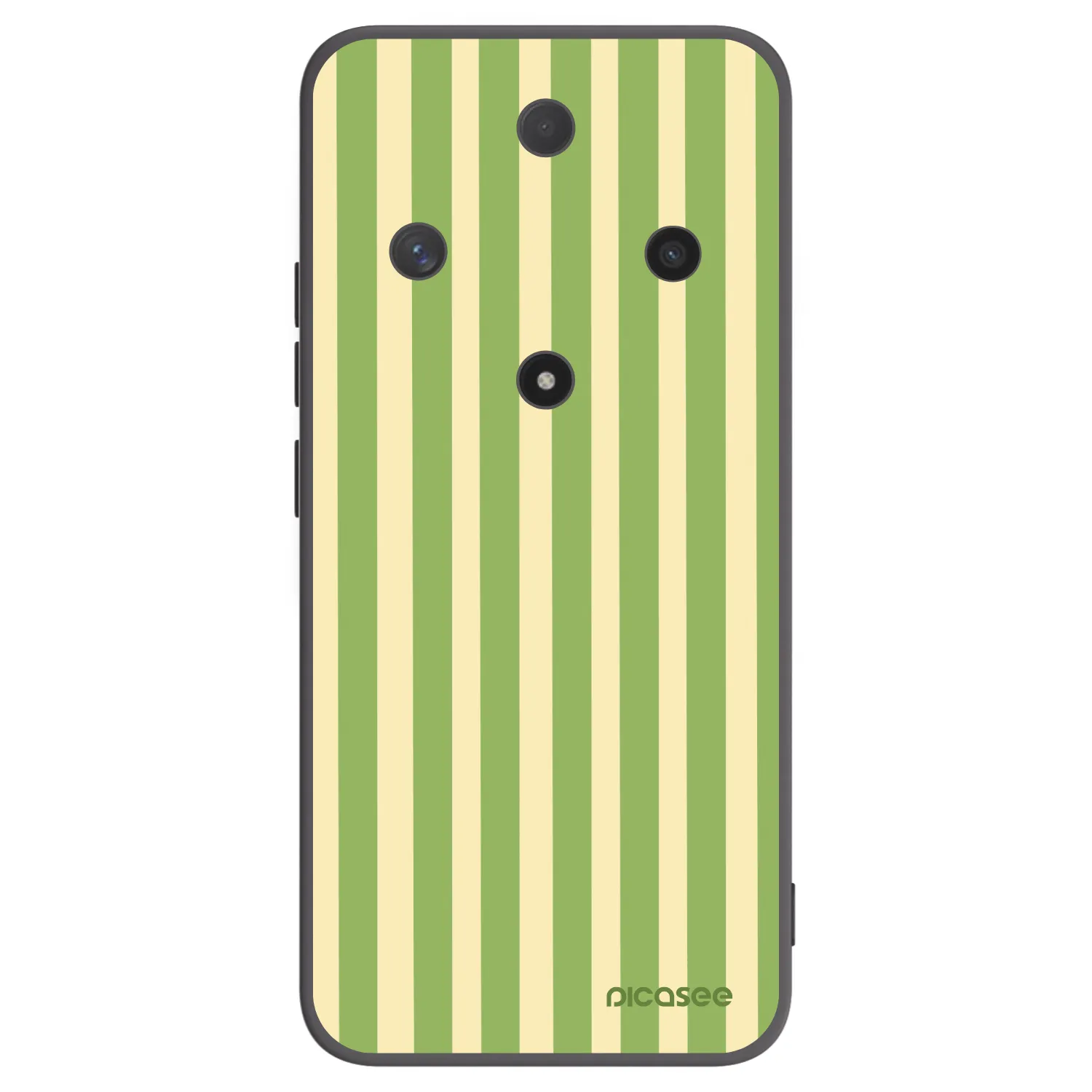 Picasee Honor Magic6 Lite 5G Hülle - Schwarzes Silikon - Lines Matcha
