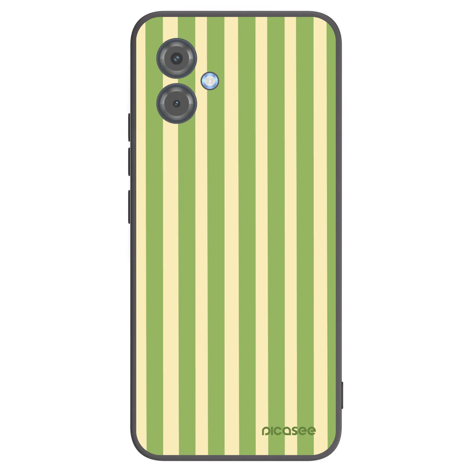 Picasee Motorola Moto G14 Hülle - Schwarzes Silikon - Lines Matcha