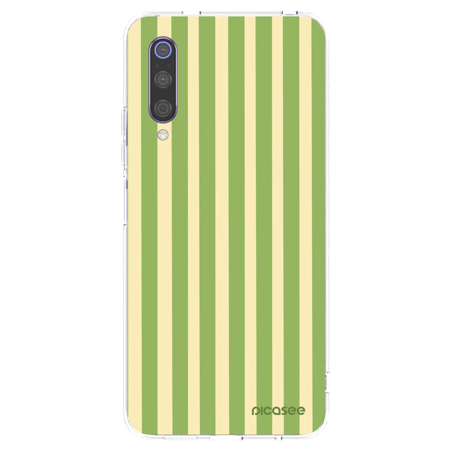 Picasee Xiaomi Mi 9 Hülle - Transparentes Silikon - Lines Matcha
