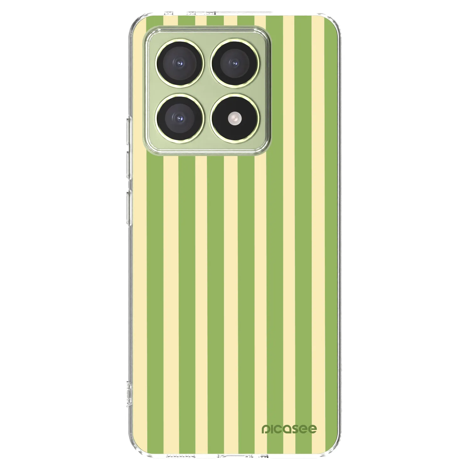 Picasee Xiaomi 14T Hülle - Transparentes Silikon - Lines Matcha