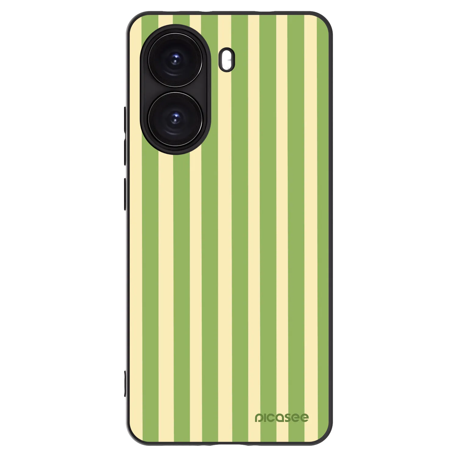 Picasee Xiaomi Poco X7 Pro 5G Hülle - Schwarzes Silikon - Lines Matcha