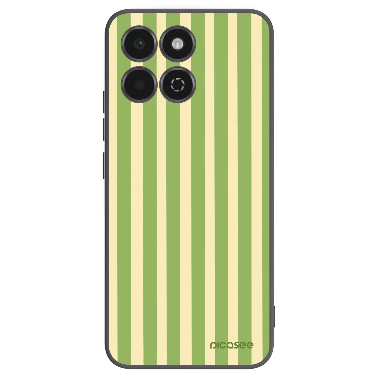 Picasee Honor 200 Smart 5G Hülle - Schwarzes Silikon - Lines Matcha