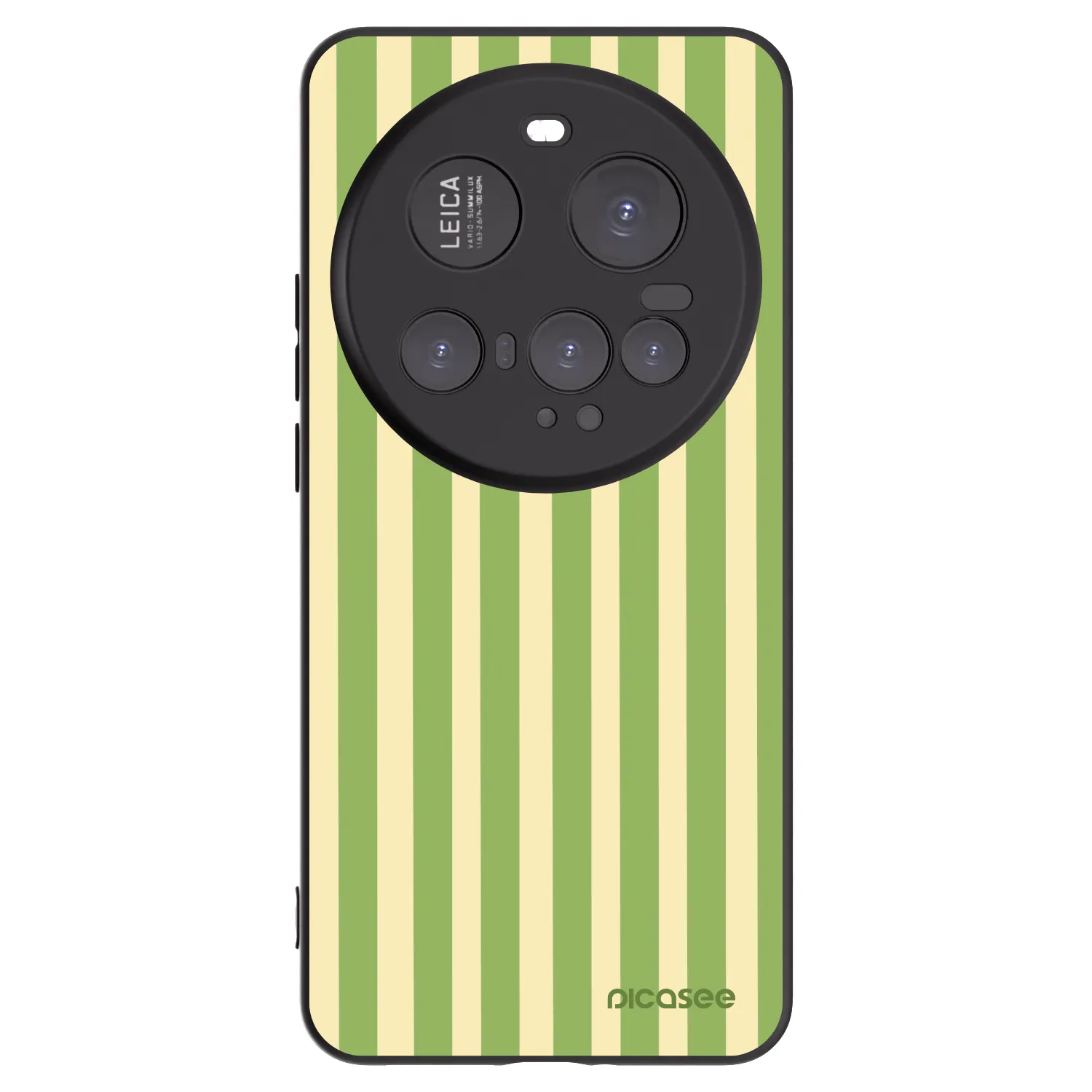 Picasee Xiaomi 15 Ultra Hülle - Schwarzes Silikon - Lines Matcha