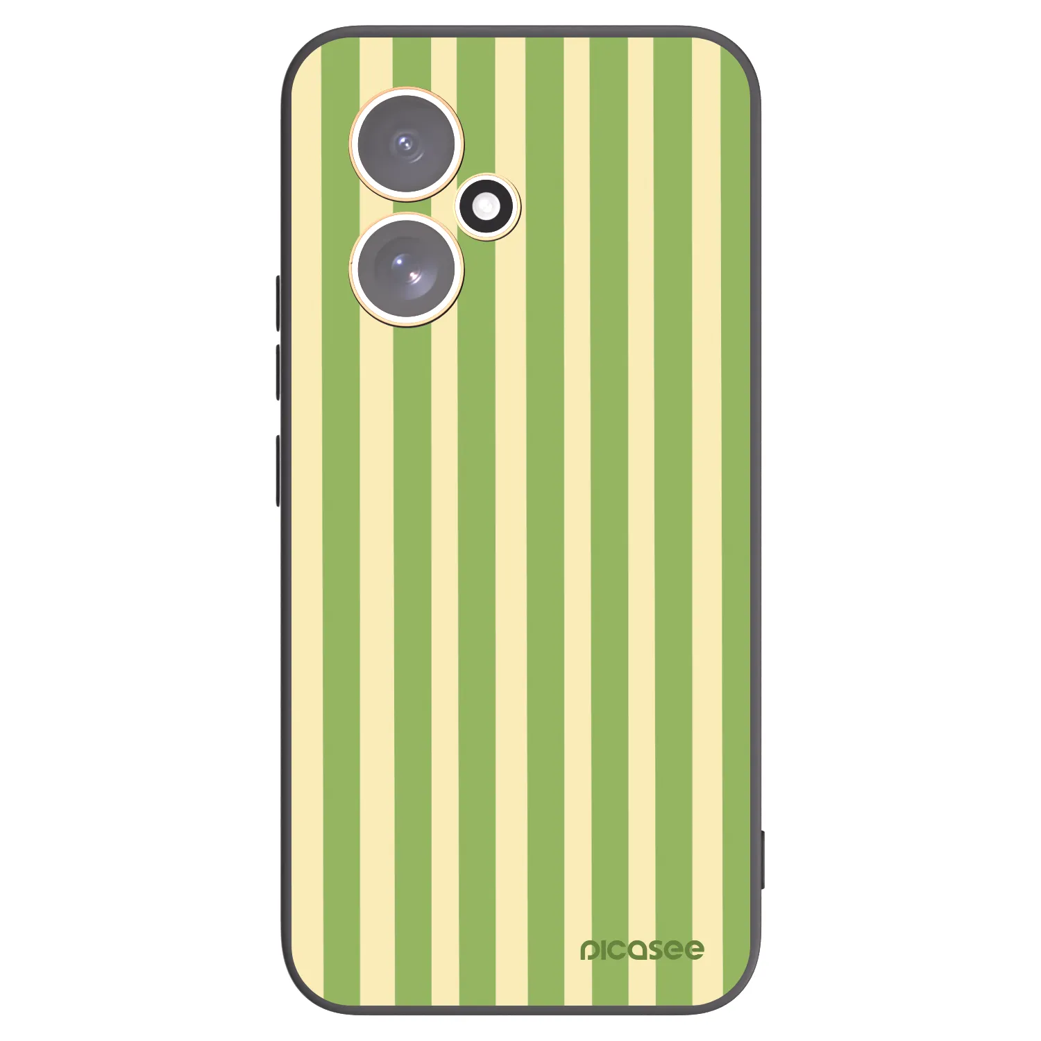 Picasee Honor 400 5G Hülle - Schwarzes Silikon - Lines Matcha