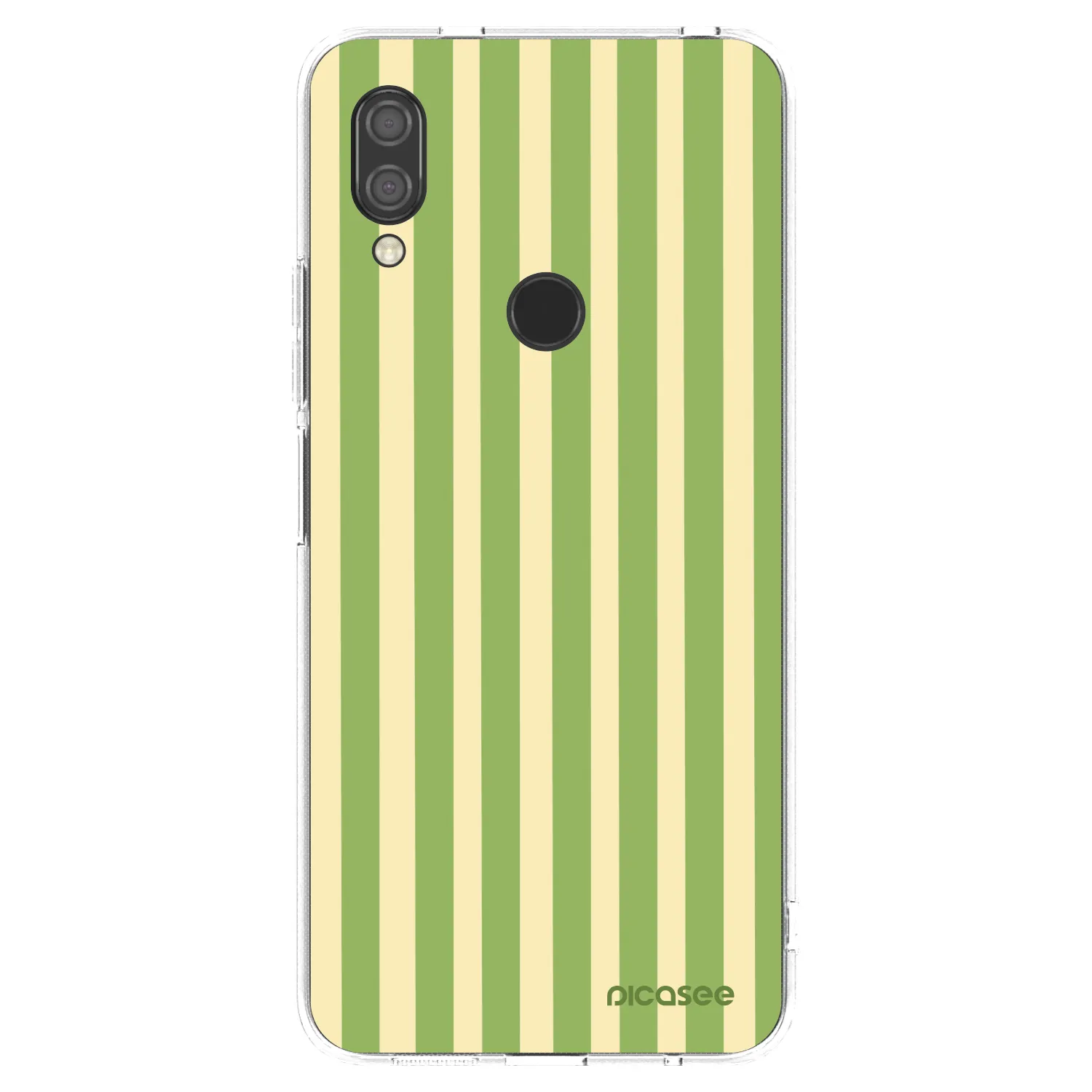 Picasee Xiaomi Redmi 7 Hülle - Transparentes Silikon - Lines Matcha