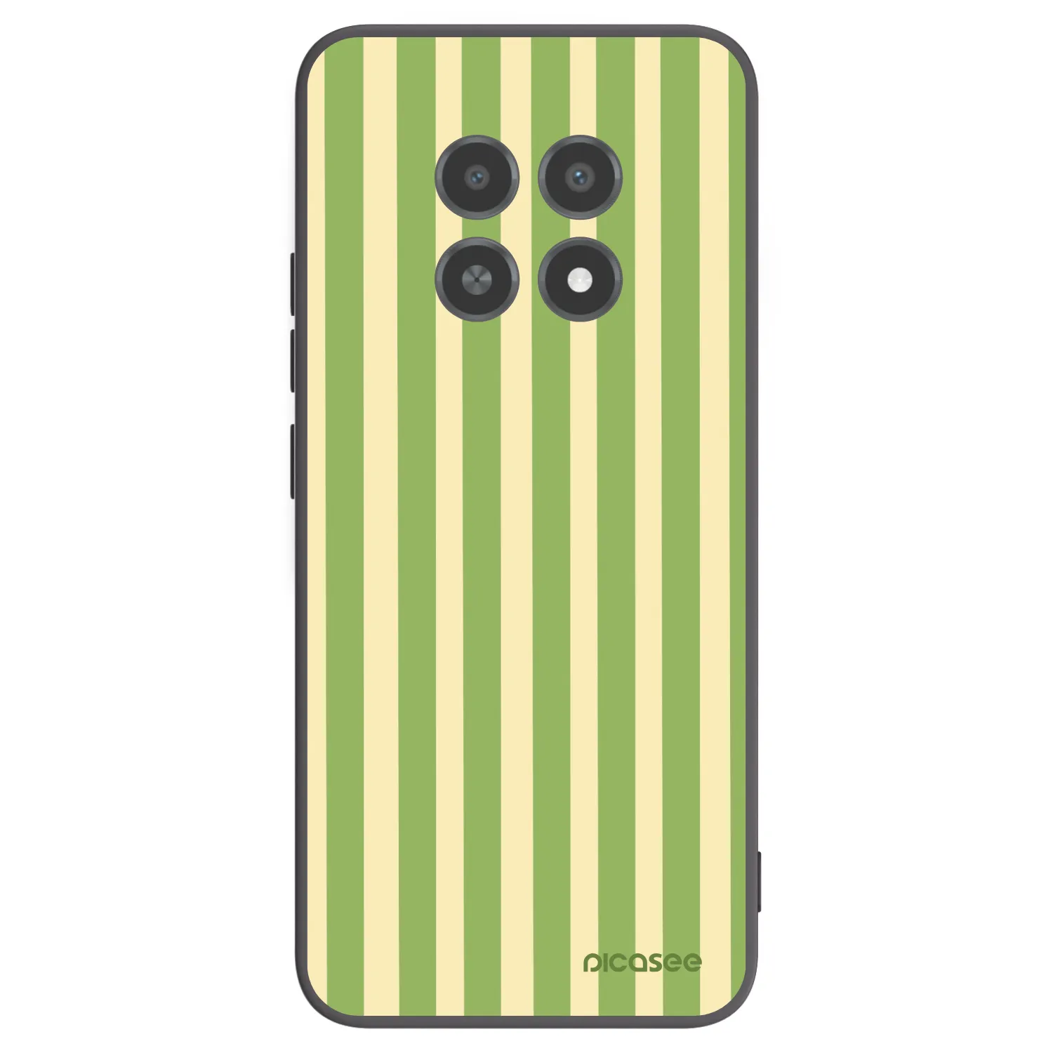 Picasee Realme 12X Hülle - Schwarzes Silikon - Lines Matcha