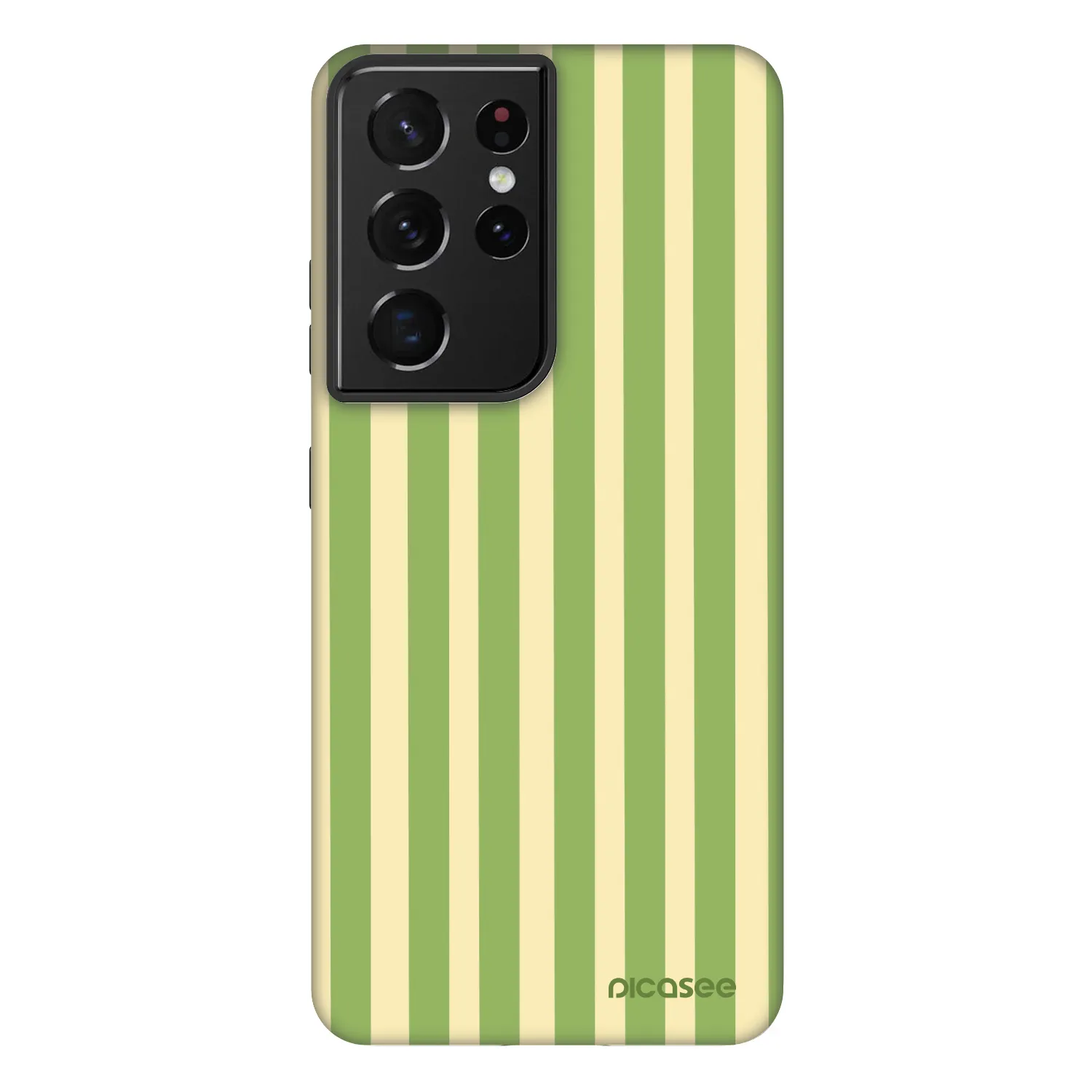 Picasee Fashion Case für Samsung Galaxy S21 Ultra 5G G998B - Lines Matcha