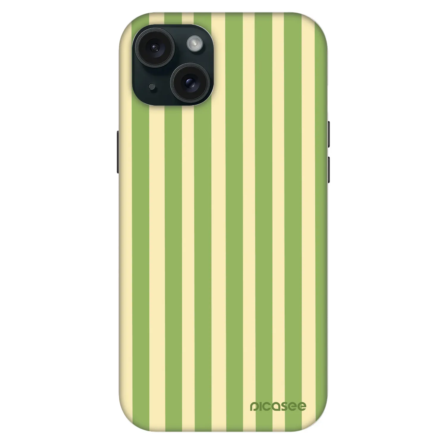 Picasee Fashion Case MagSafe für Apple iPhone 15 Plus - Lines Matcha