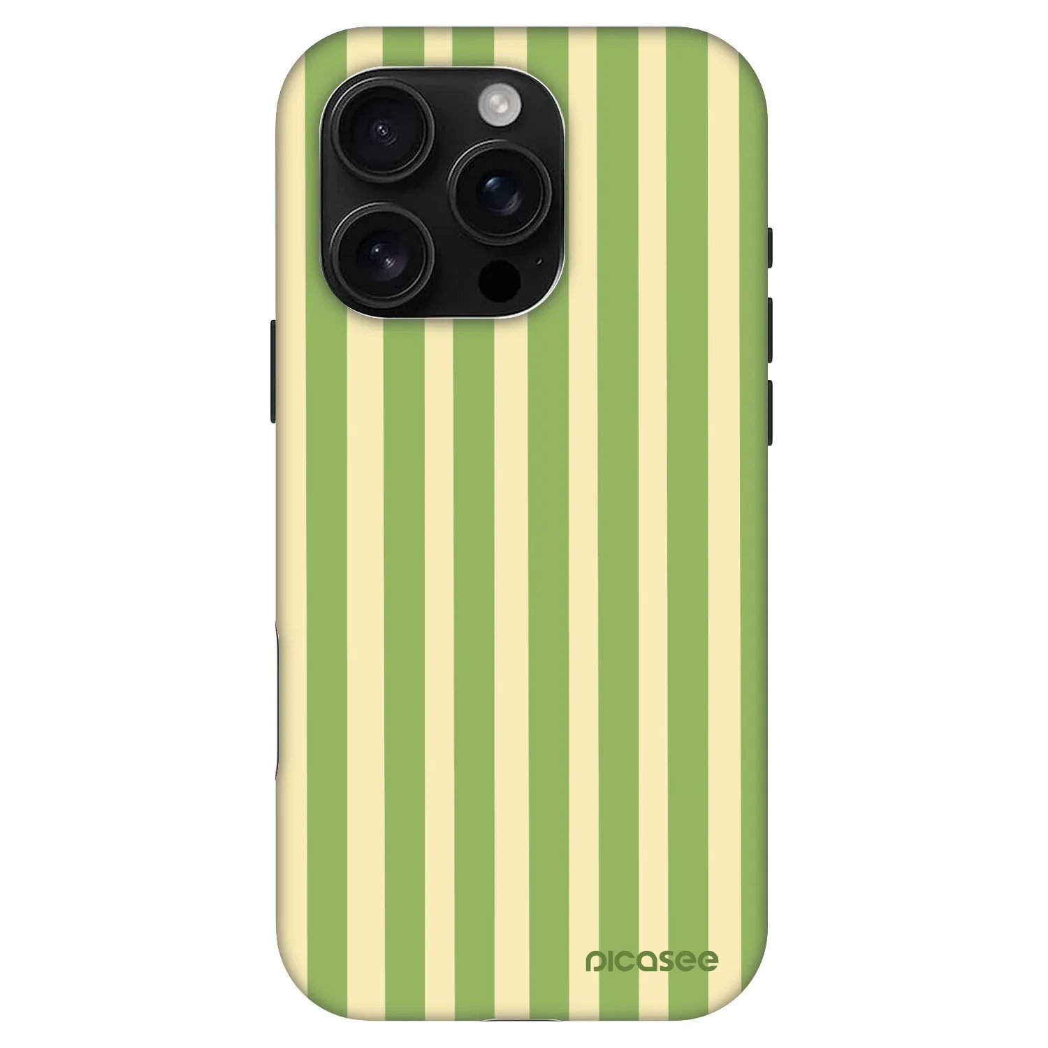 Picasee Fashion Case MagSafe für Apple iPhone 16 Pro - Lines Matcha