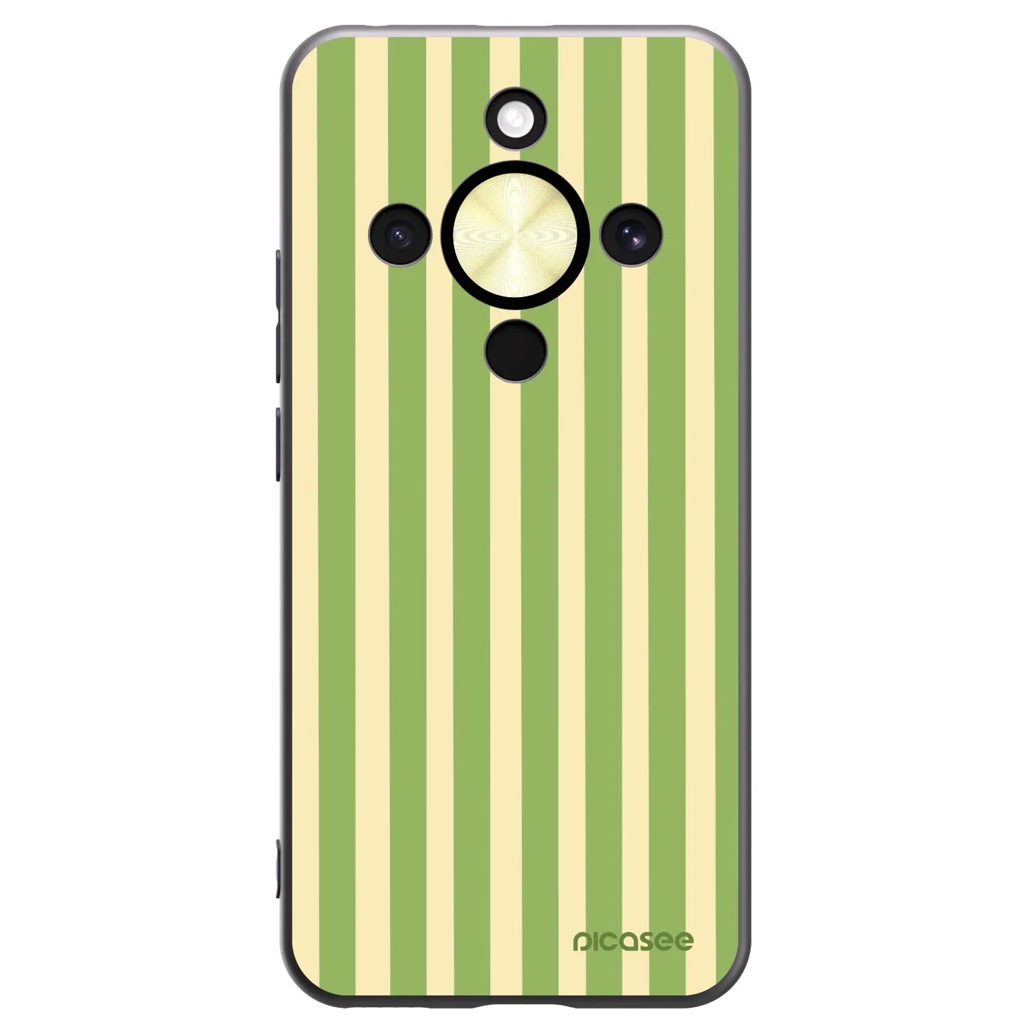 Picasee Honor Magic8 Lite 5G Hülle - Schwarzes Silikon - Lines Matcha