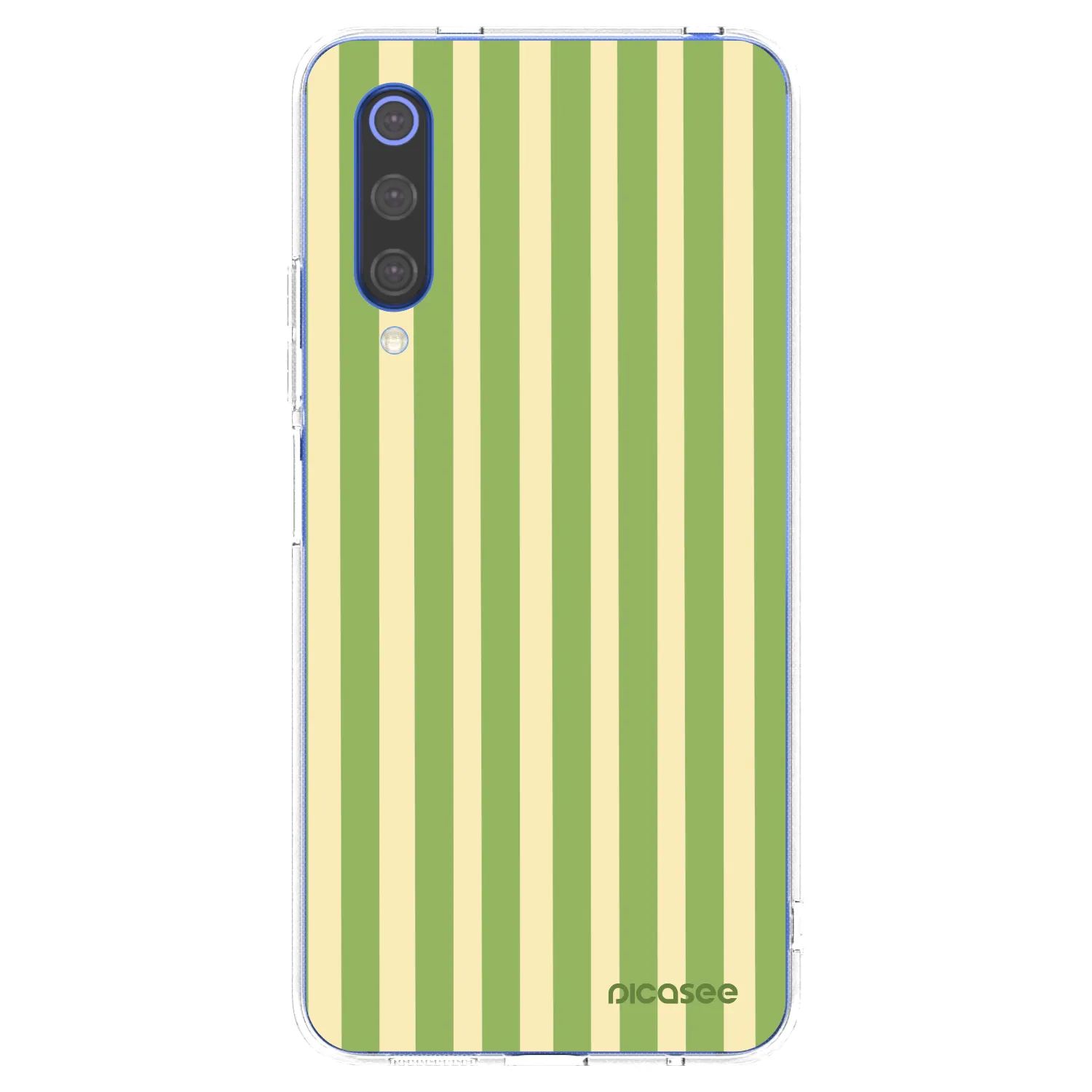 Picasee Xiaomi Mi 9 SE Hülle - Transparentes Silikon - Lines Matcha