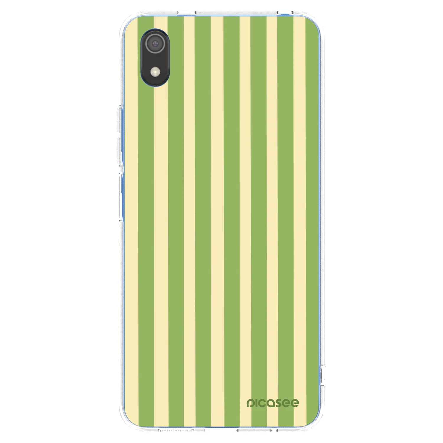 Picasee Xiaomi Redmi 7A Hülle - Transparentes Silikon - Lines Matcha