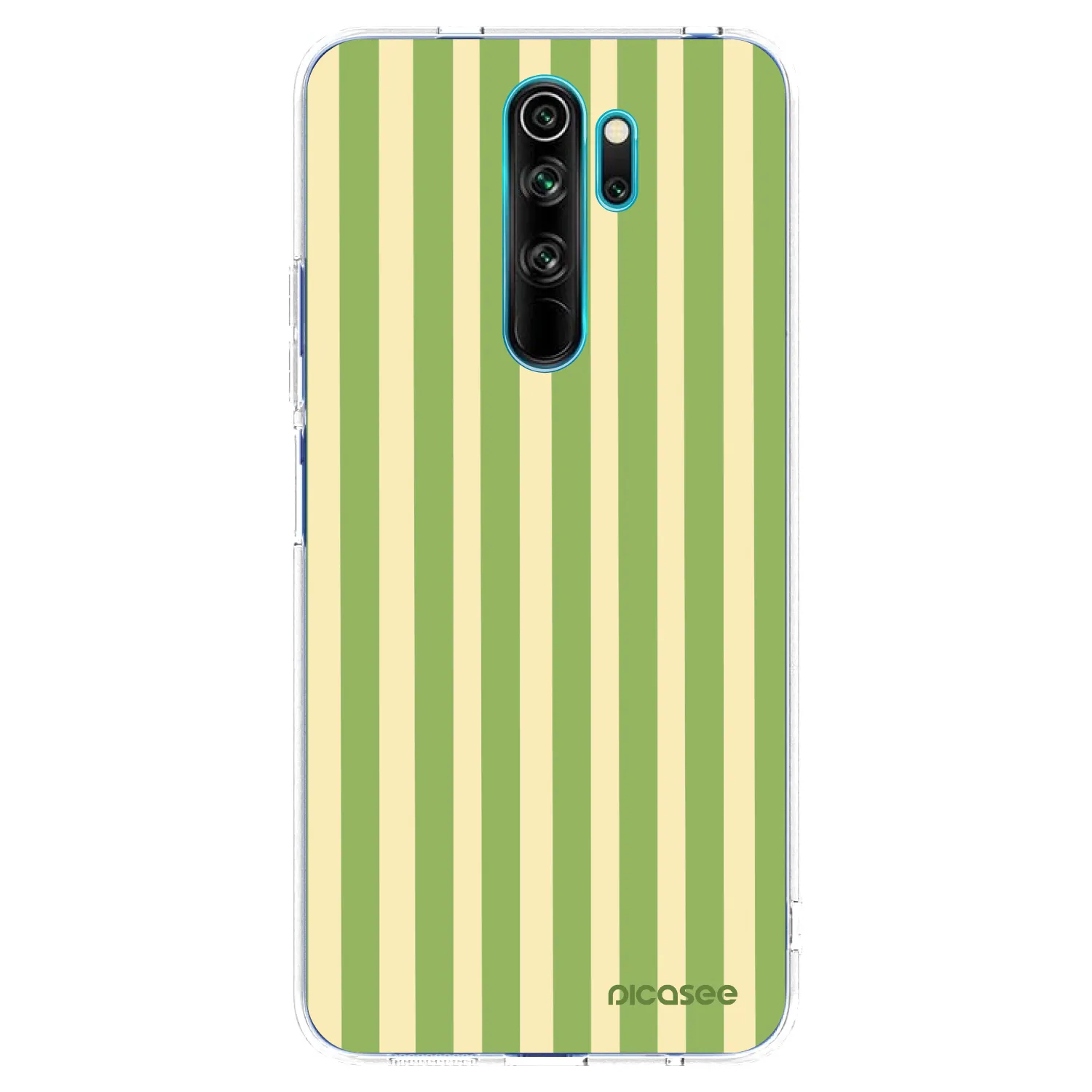 Picasee Xiaomi Redmi Note 8 Pro Hülle - Transparentes Silikon - Lines Matcha