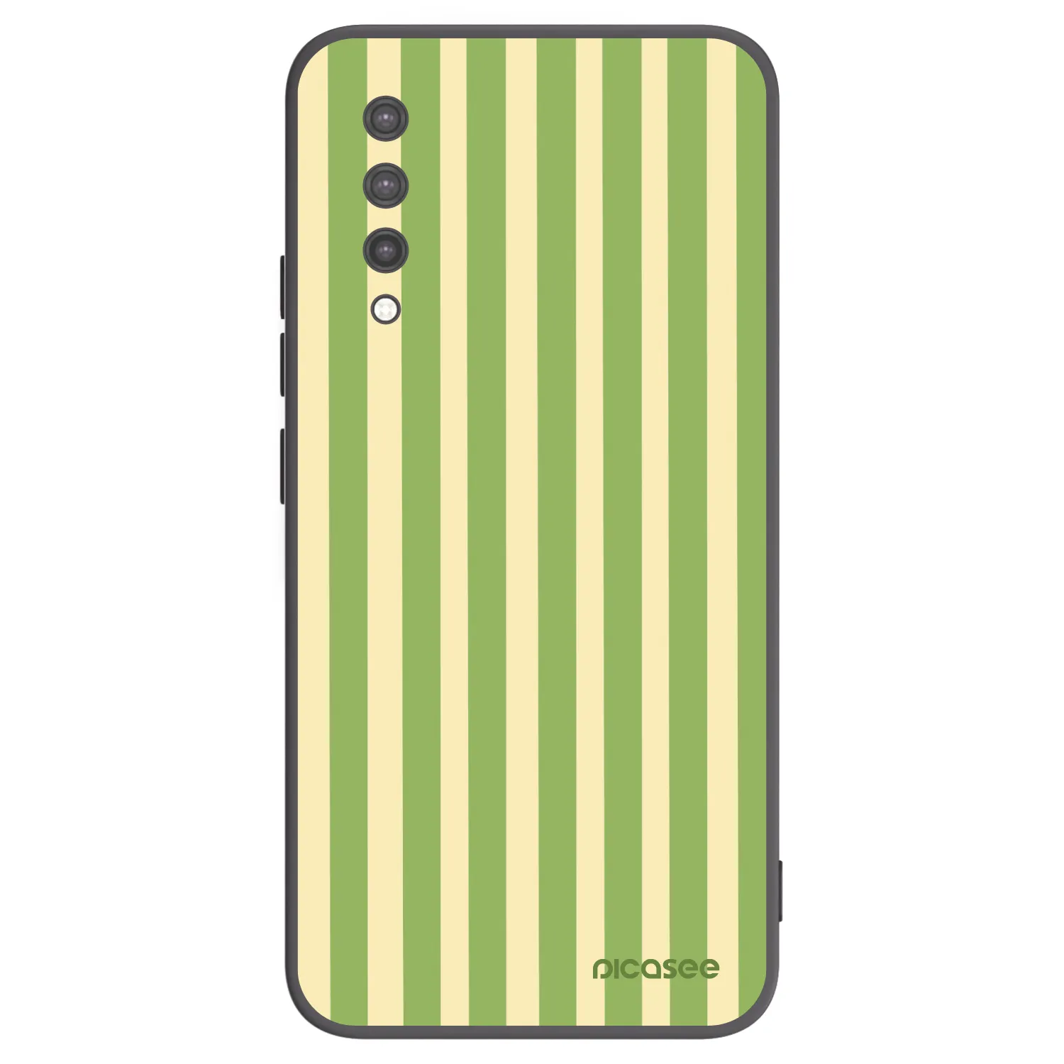 Picasee Xiaomi Mi 9 Lite Hülle - Schwarzes Silikon - Lines Matcha