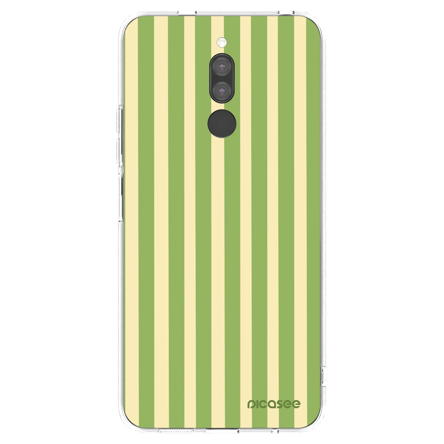 Picasee Xiaomi Redmi 8 Hülle - Transparentes Silikon - Lines Matcha