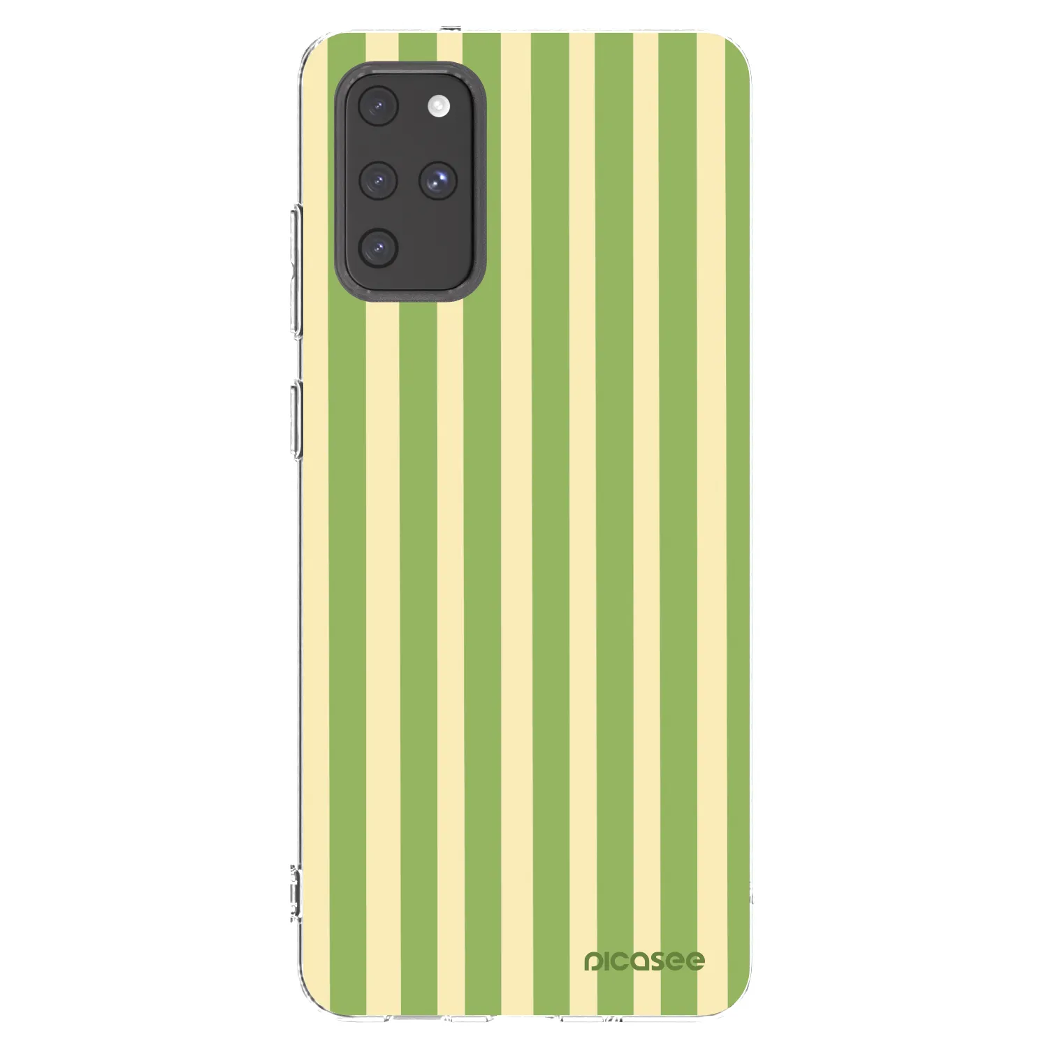 Picasee Samsung Galaxy S20+ G985F Hülle - Transparentes Silikon - Lines Matcha