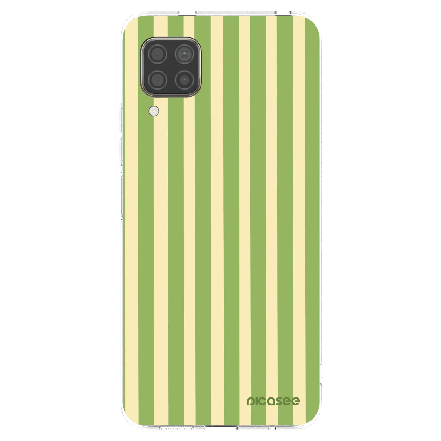 Picasee Huawei P40 Lite Hülle - Transparentes Silikon - Lines Matcha
