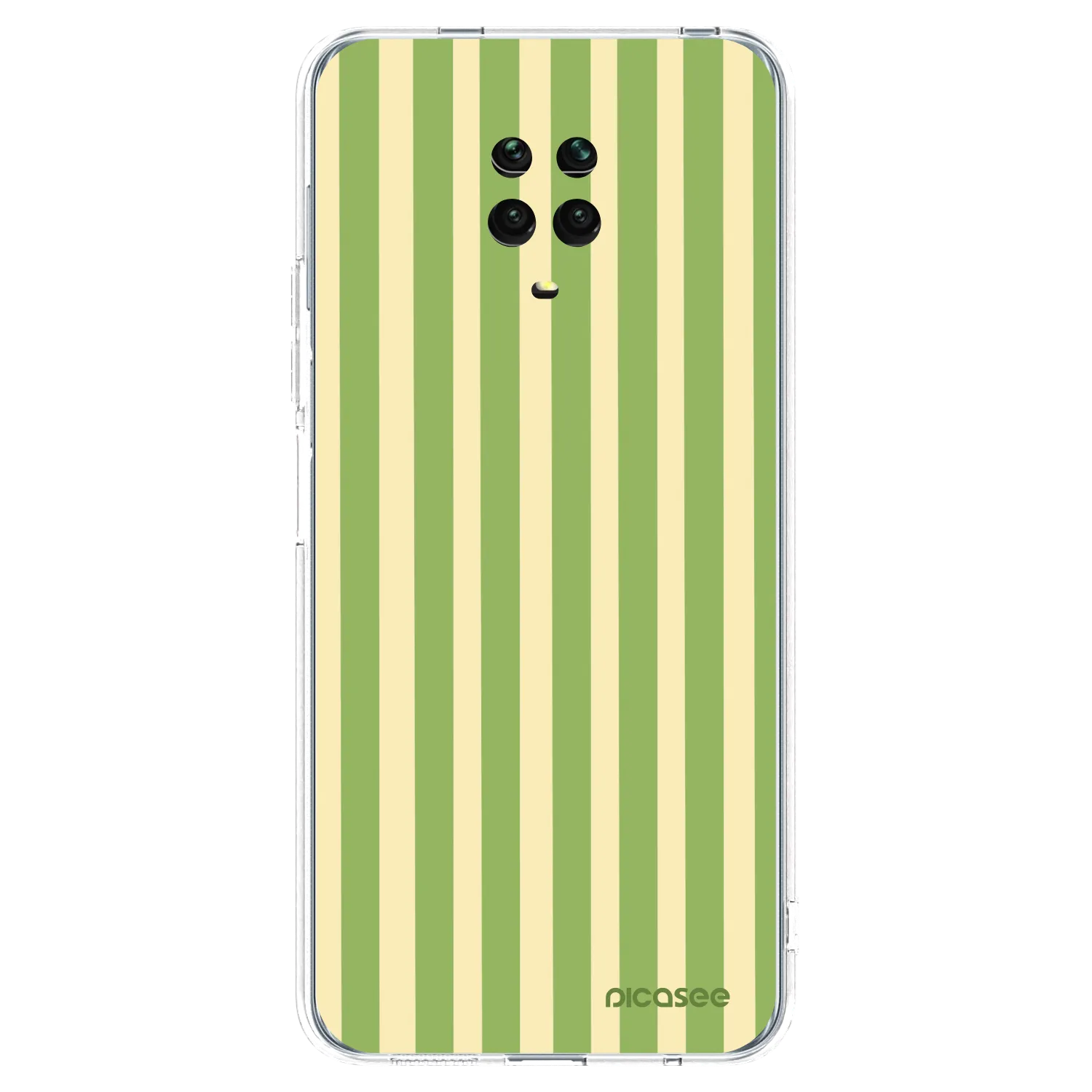 Picasee Xiaomi Redmi Note 9 Pro Hülle - Transparentes Silikon - Lines Matcha