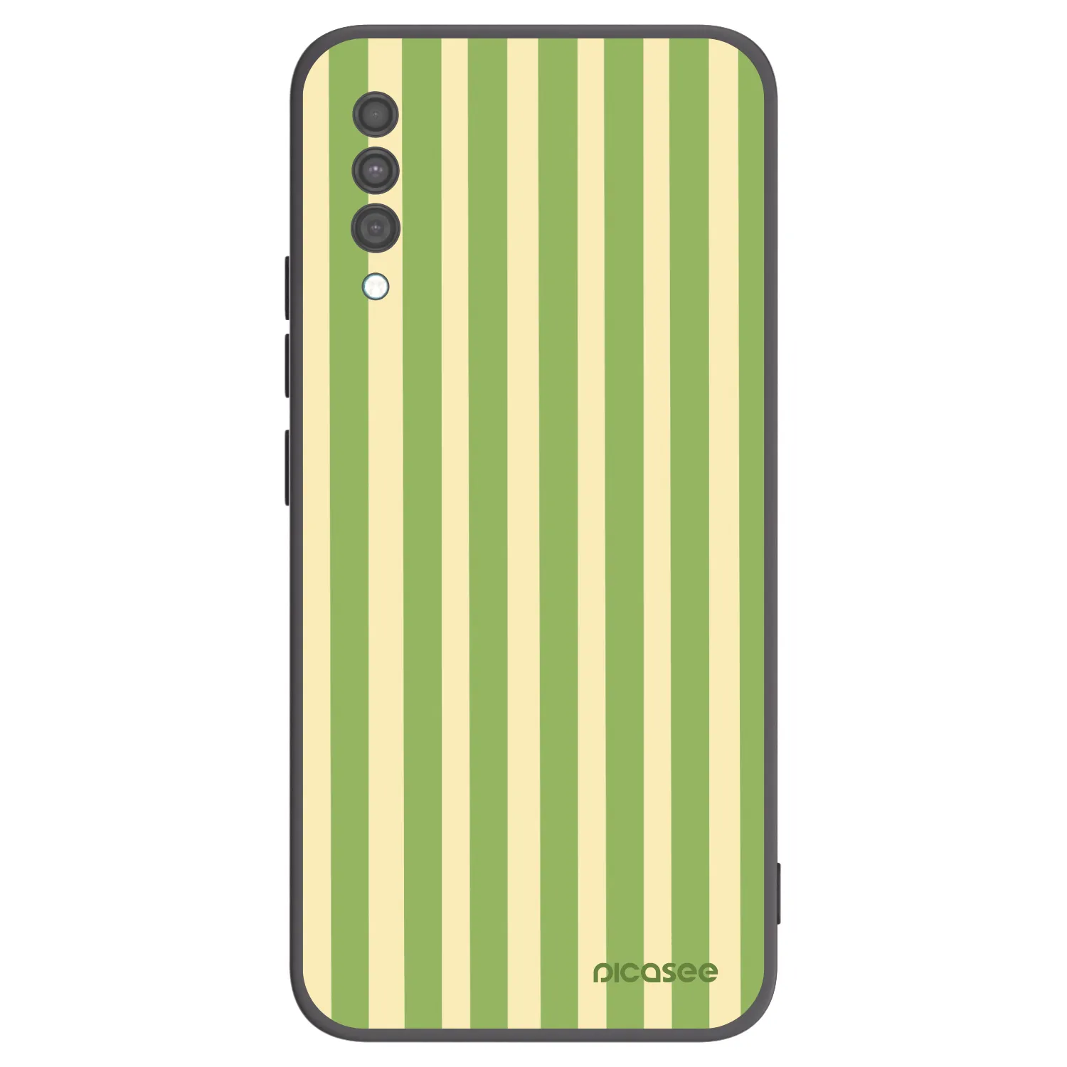 Picasee Samsung Galaxy A30s A307F Hülle - Schwarzes Silikon - Lines Matcha