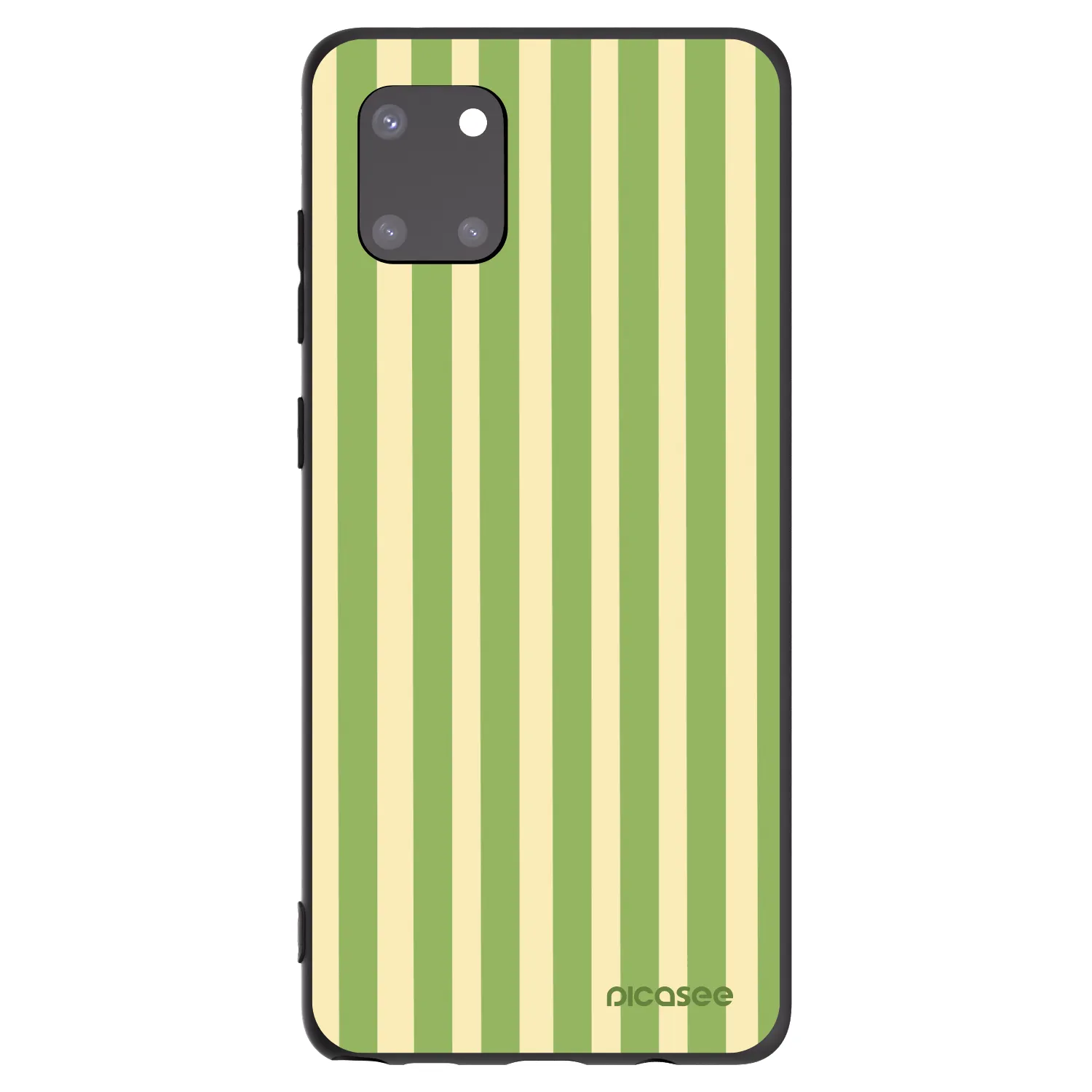 Picasee Samsung Galaxy Note 10 Lite N770F Hülle - Schwarzes Silikon - Lines Matcha