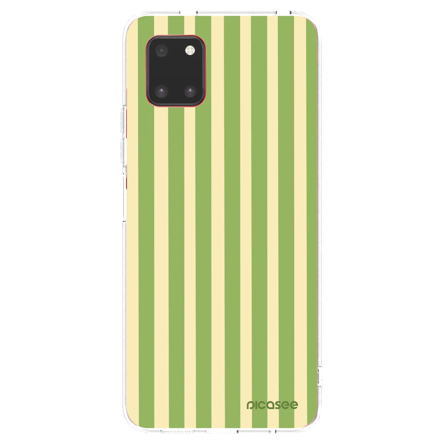 Picasee Samsung Galaxy Note 10 Lite N770F Hülle - Transparentes Silikon - Lines Matcha
