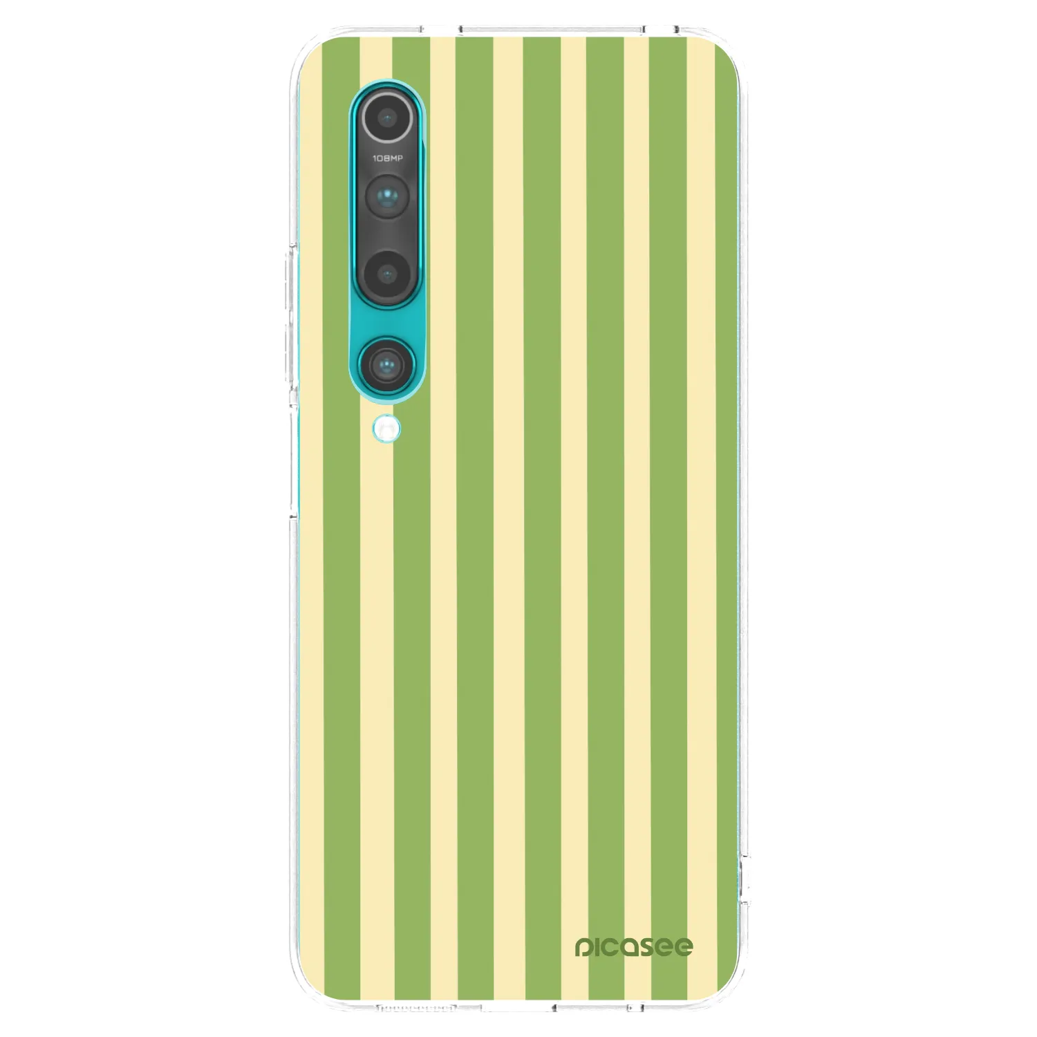 Picasee Xiaomi Mi 10 Hülle - Transparentes Silikon - Lines Matcha